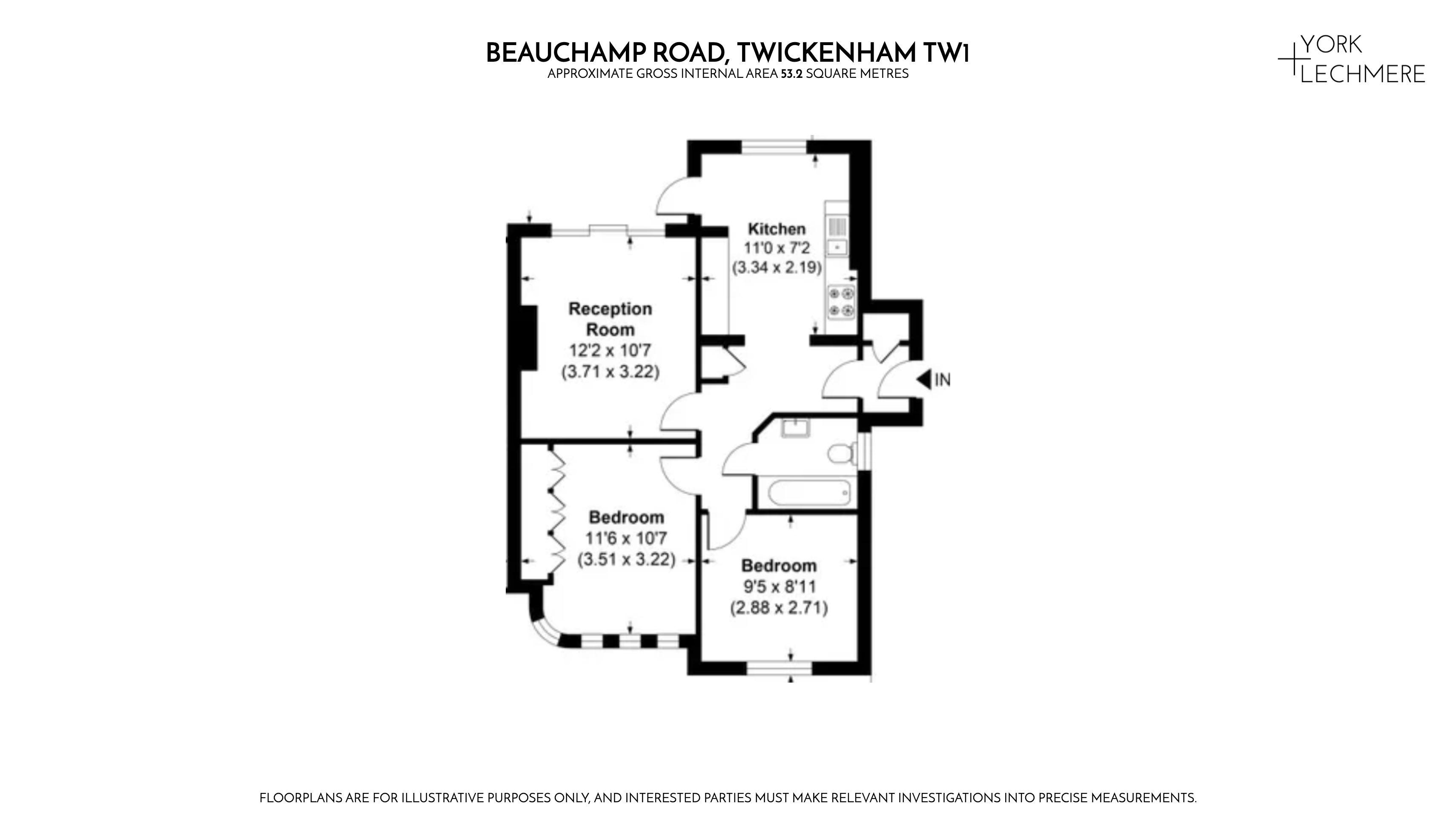 Beauchamp Road, Twickenham floorplan