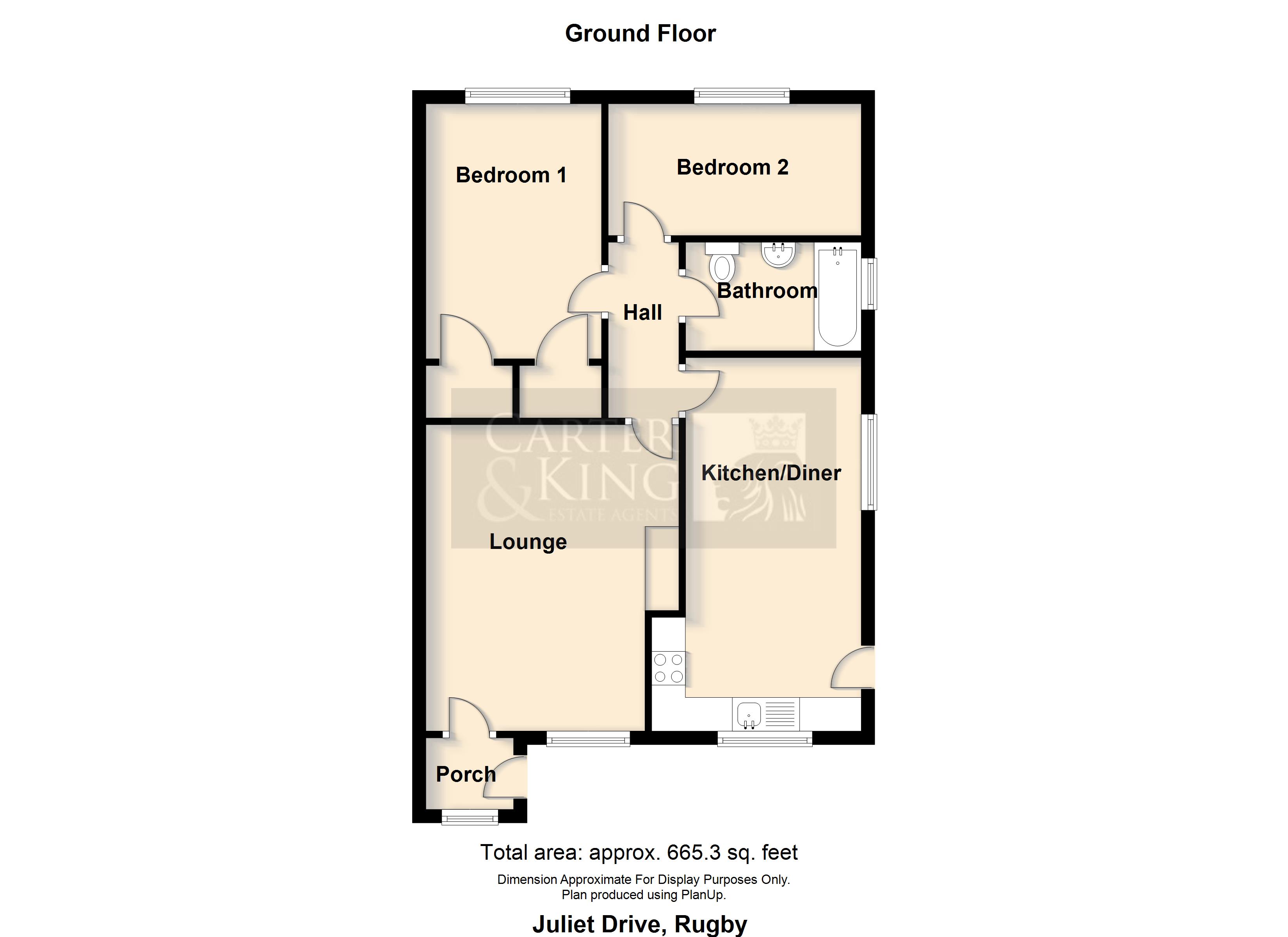 33, Juliet Drive, Rugby floorplan