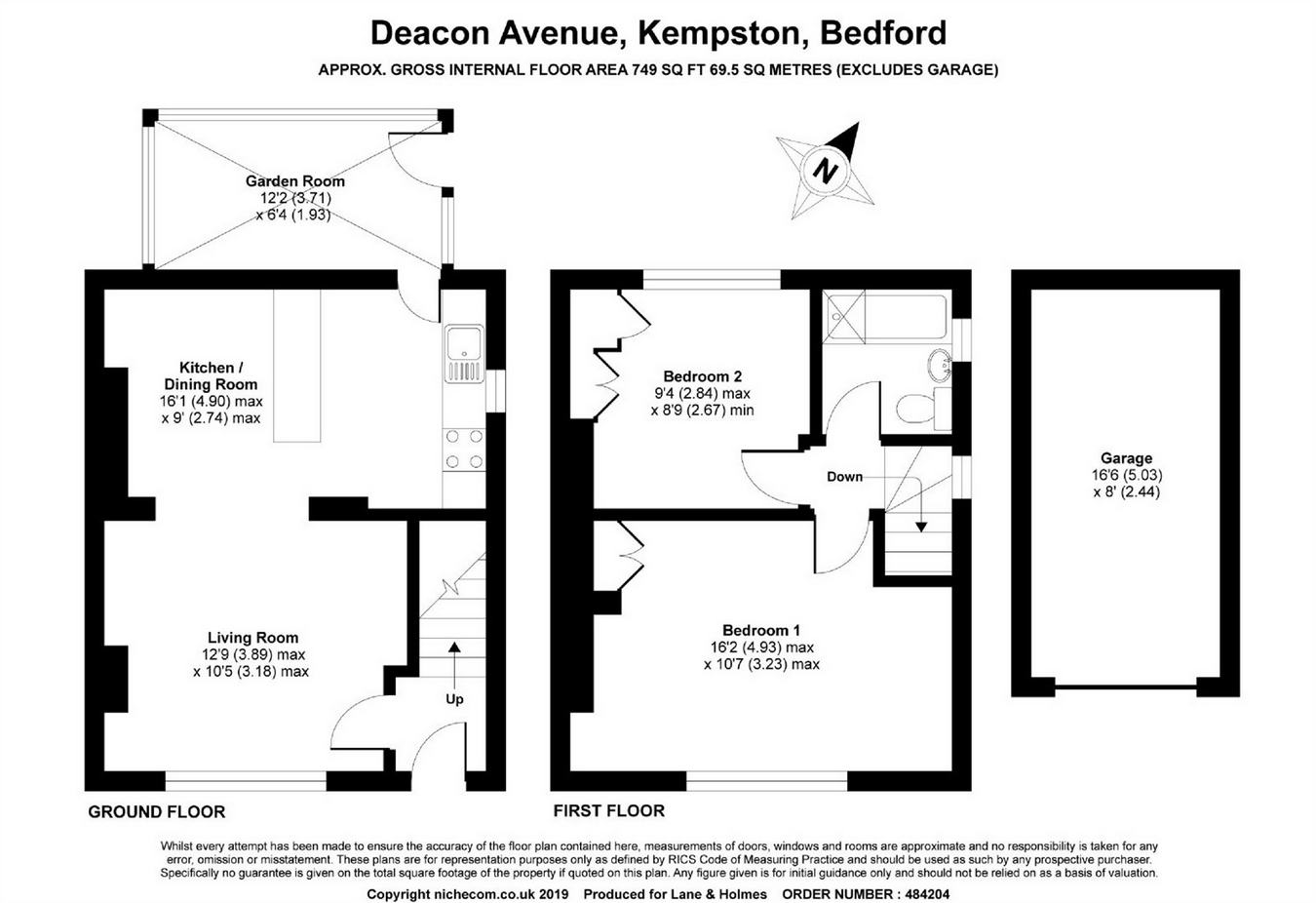 2 Bedrooms Semi-detached house for sale in Deacon Avenue, Kempston, Bedford MK42