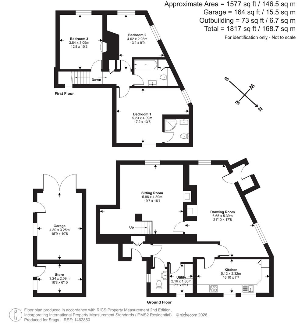 1 Dobins Cottages, Taunton floorplan