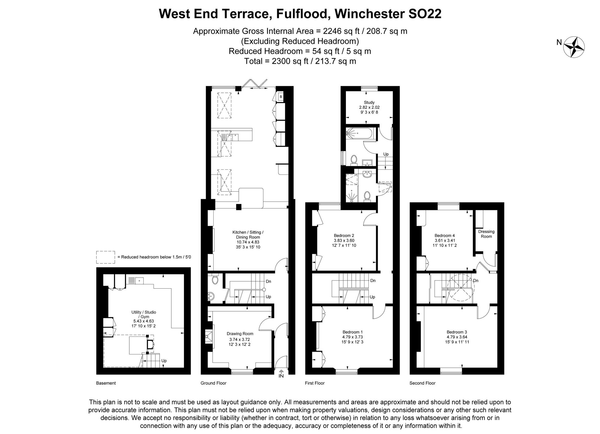 20 West End Terrace, Winchester floorplan