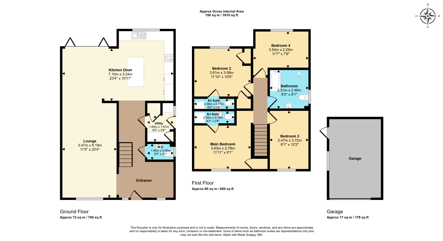 Grawins, Rock Close, Carterton floorplan