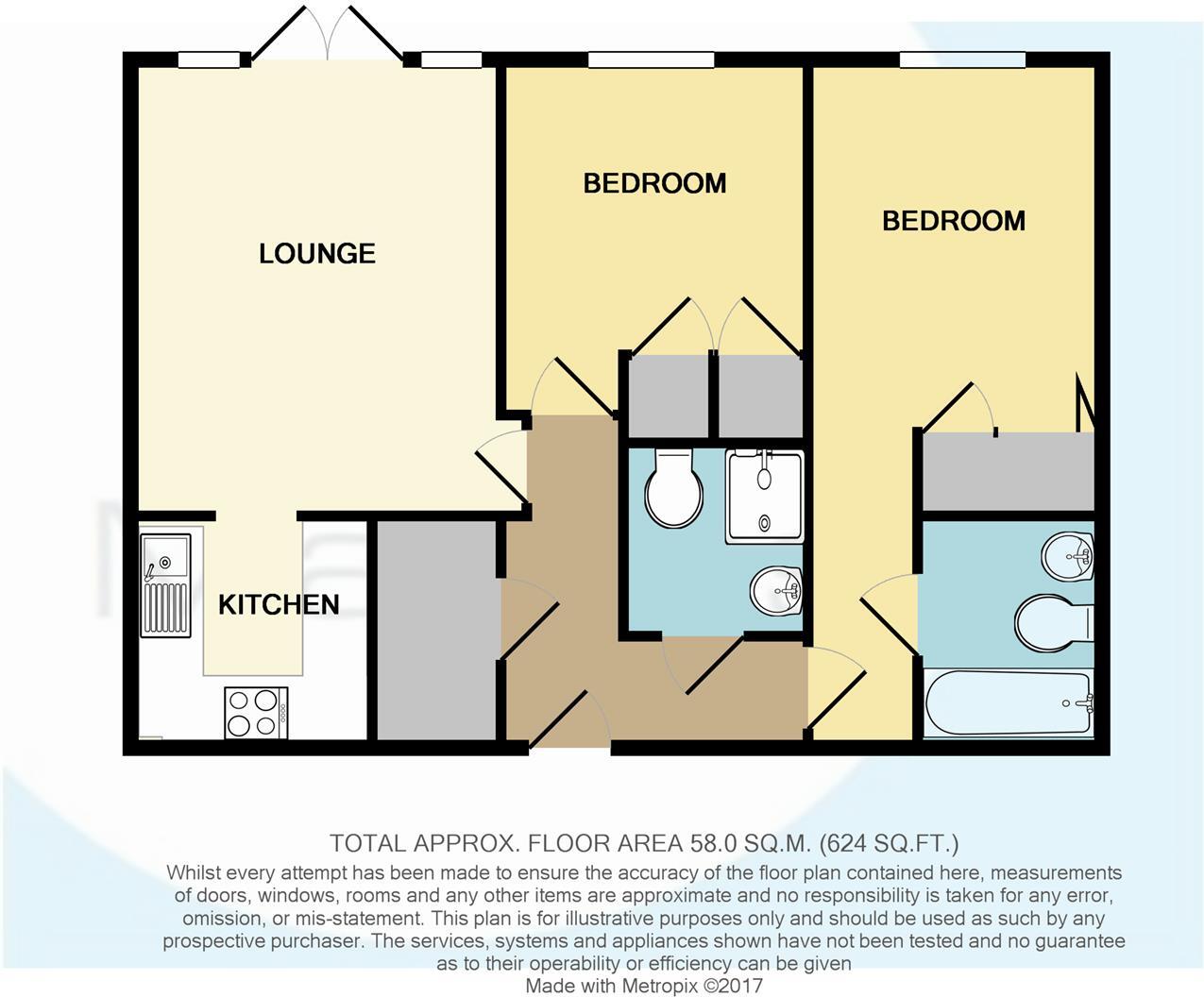 Flat 5 Briary Court, Egypt Esplanade, Cowes floorplan