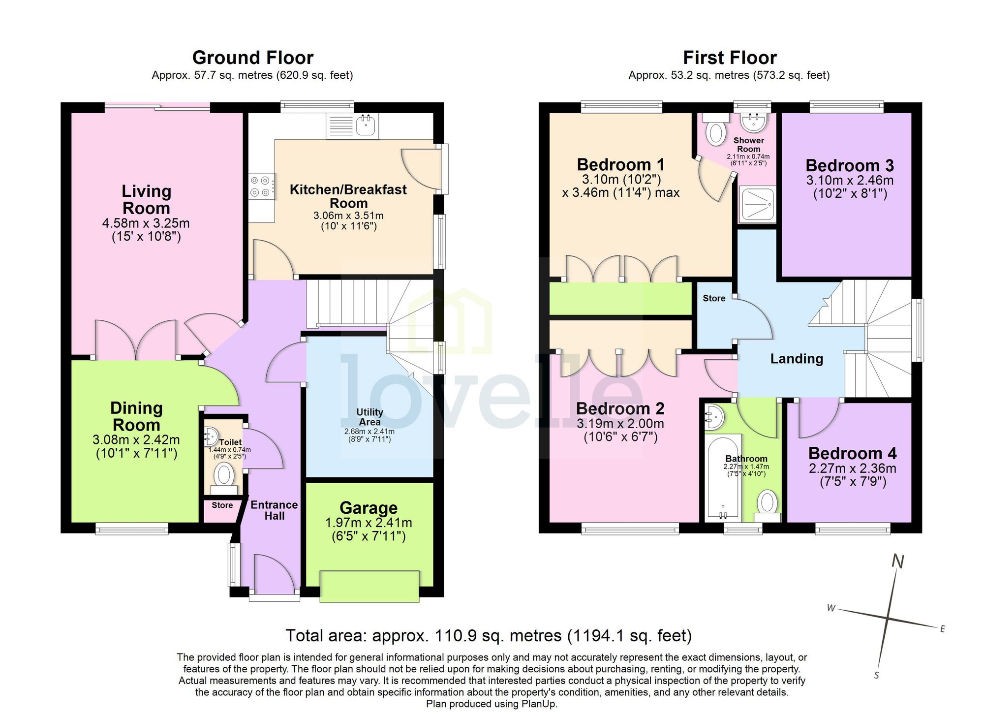 9 Hampton Close, Cleethorpes floorplan