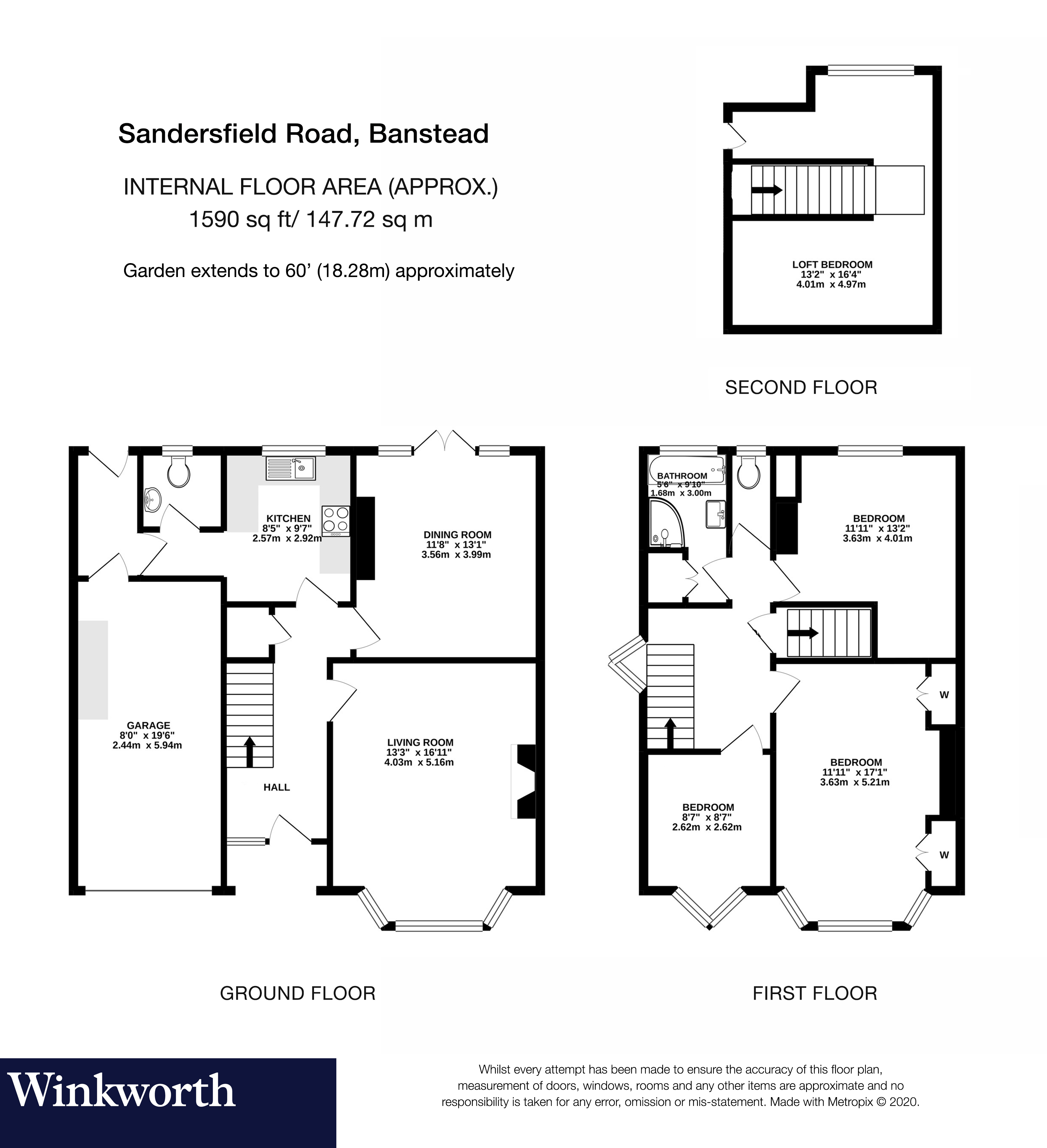4 bed end terrace house for sale in Sandersfield Road, Banstead SM7