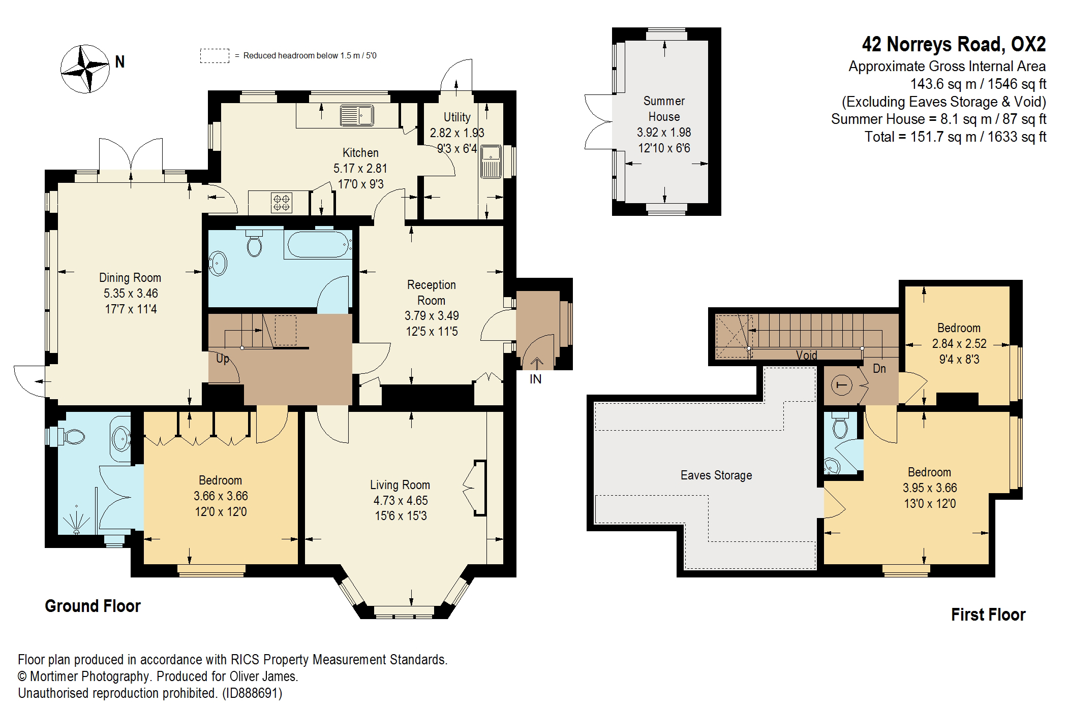 42, Norreys Road, Oxford floorplan