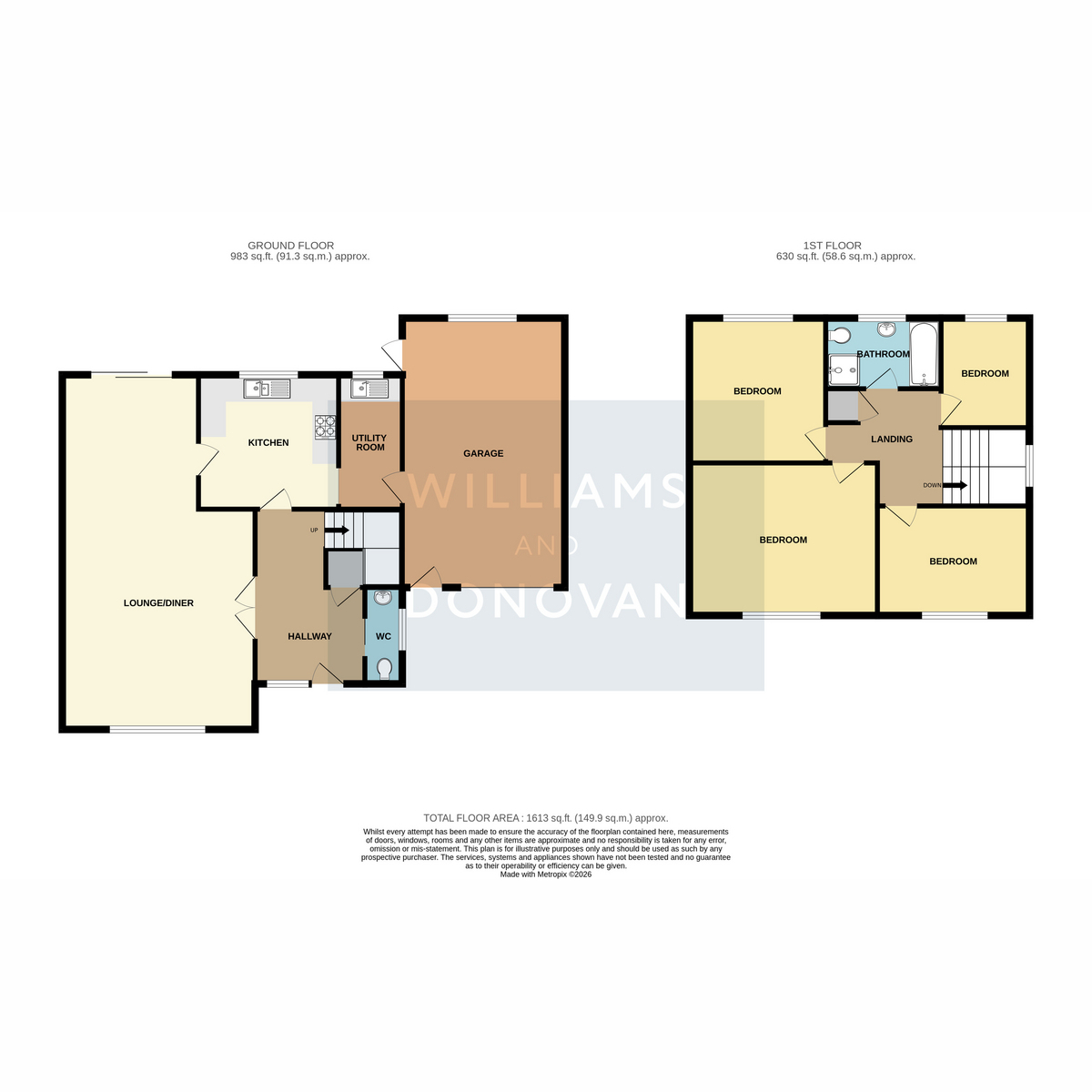 26, Kelly Road, Bowers Gifford floorplan