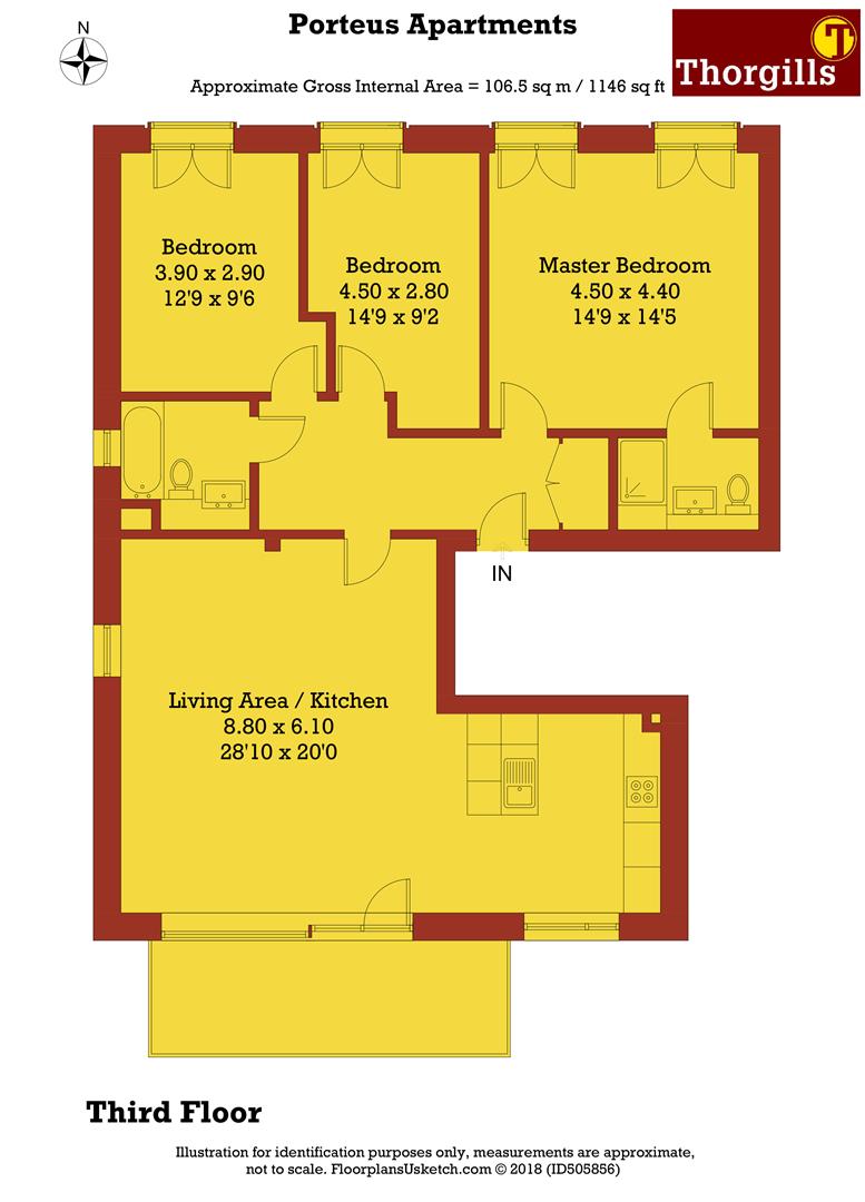 3 Bedrooms Flat for sale in Porteus Apartments, Britannia Road, Fulham SW6