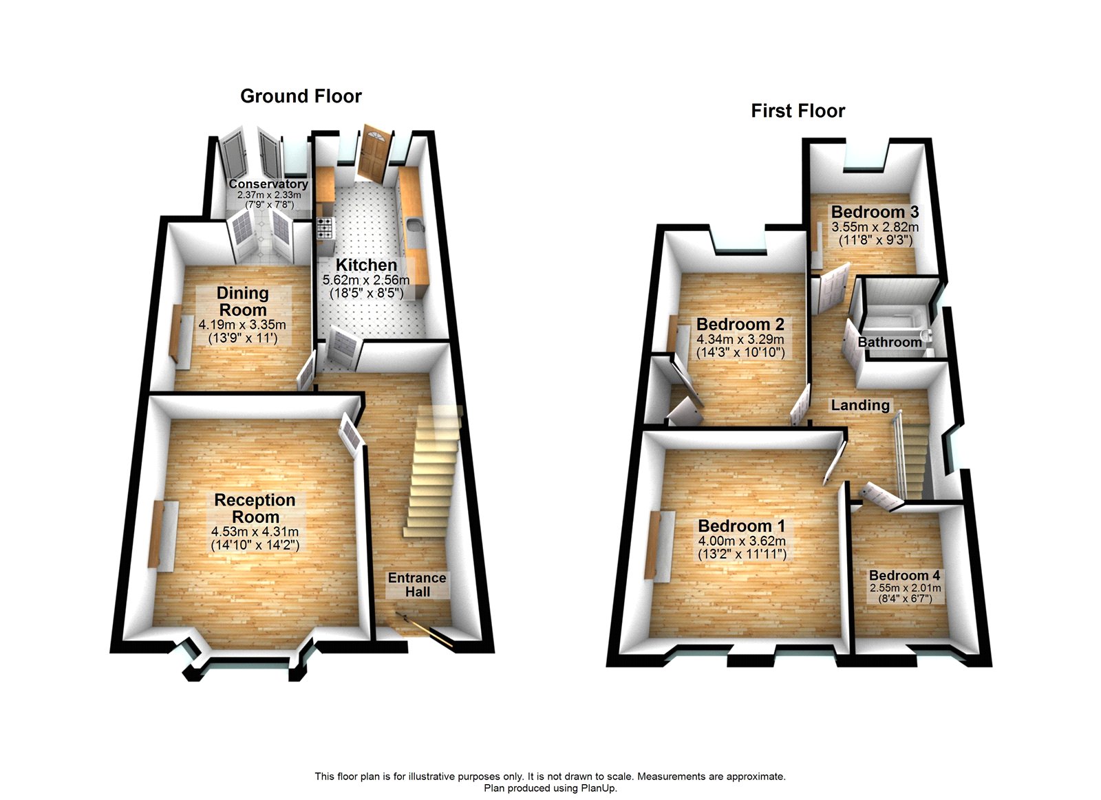66, Wisteria Road, London floorplan