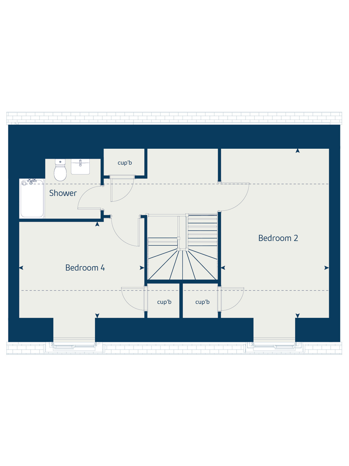 64, Burdock Street, Corby floorplan