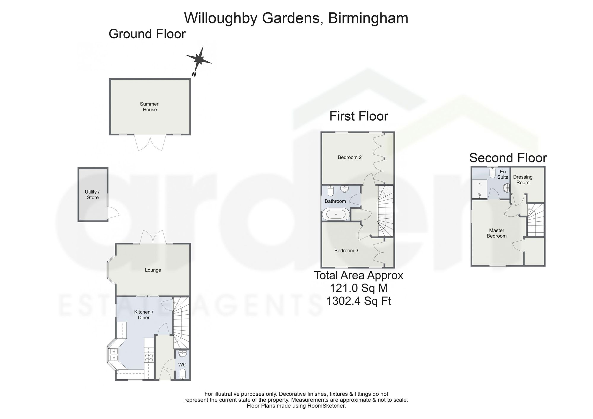 1 Willoughby Gardens, Birmingham floorplan