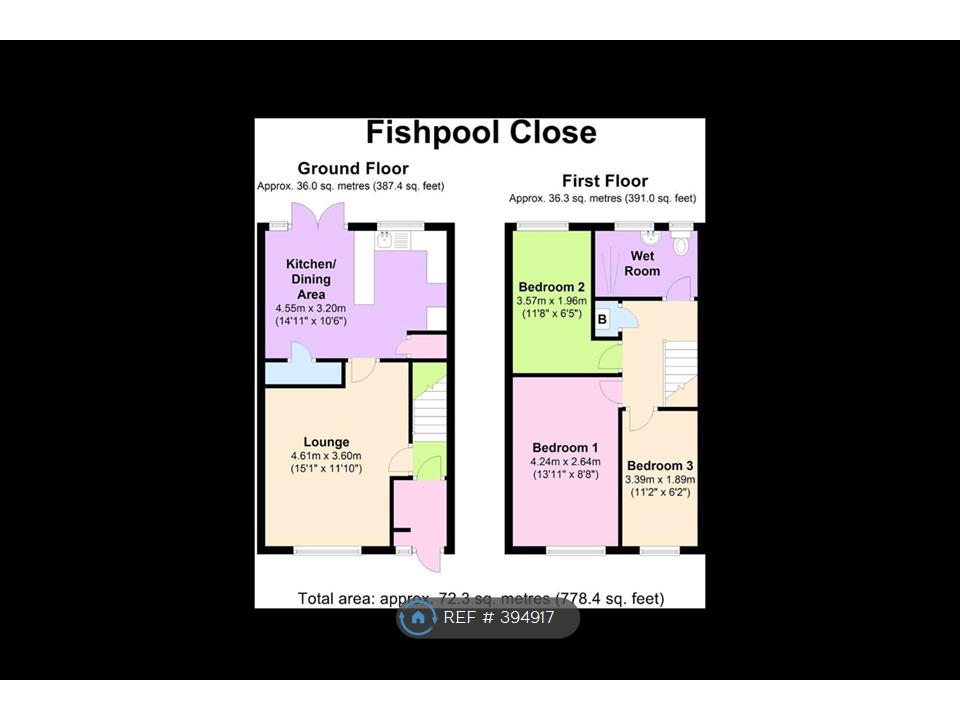 3 Bedrooms Terraced house to rent in Fishpool Close, Birmingham B36