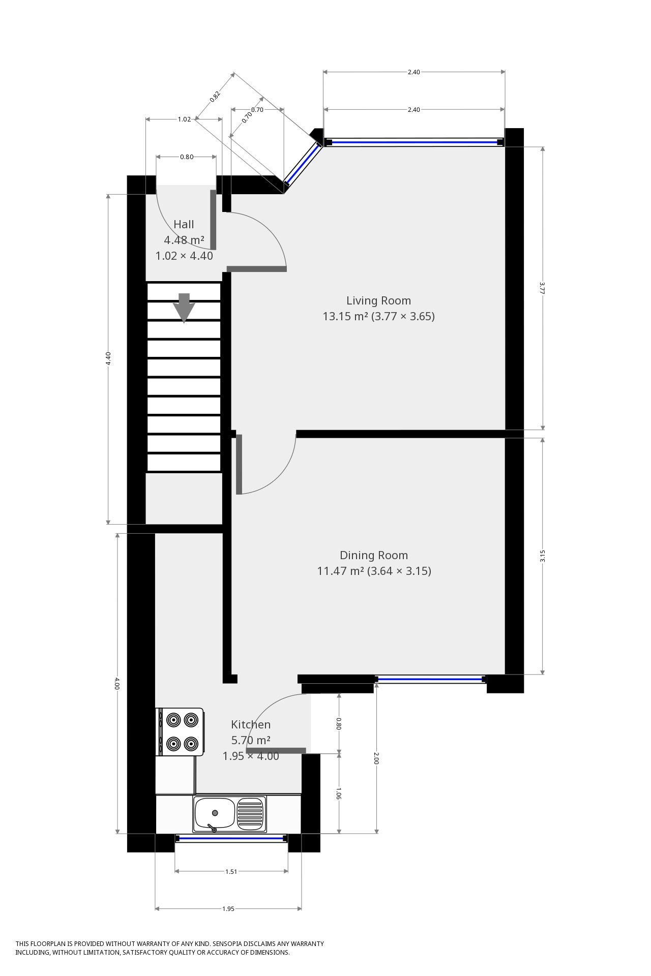 2 Bedrooms Terraced house for sale in Ullswater Avenue, Thornton-Cleveleys FY5