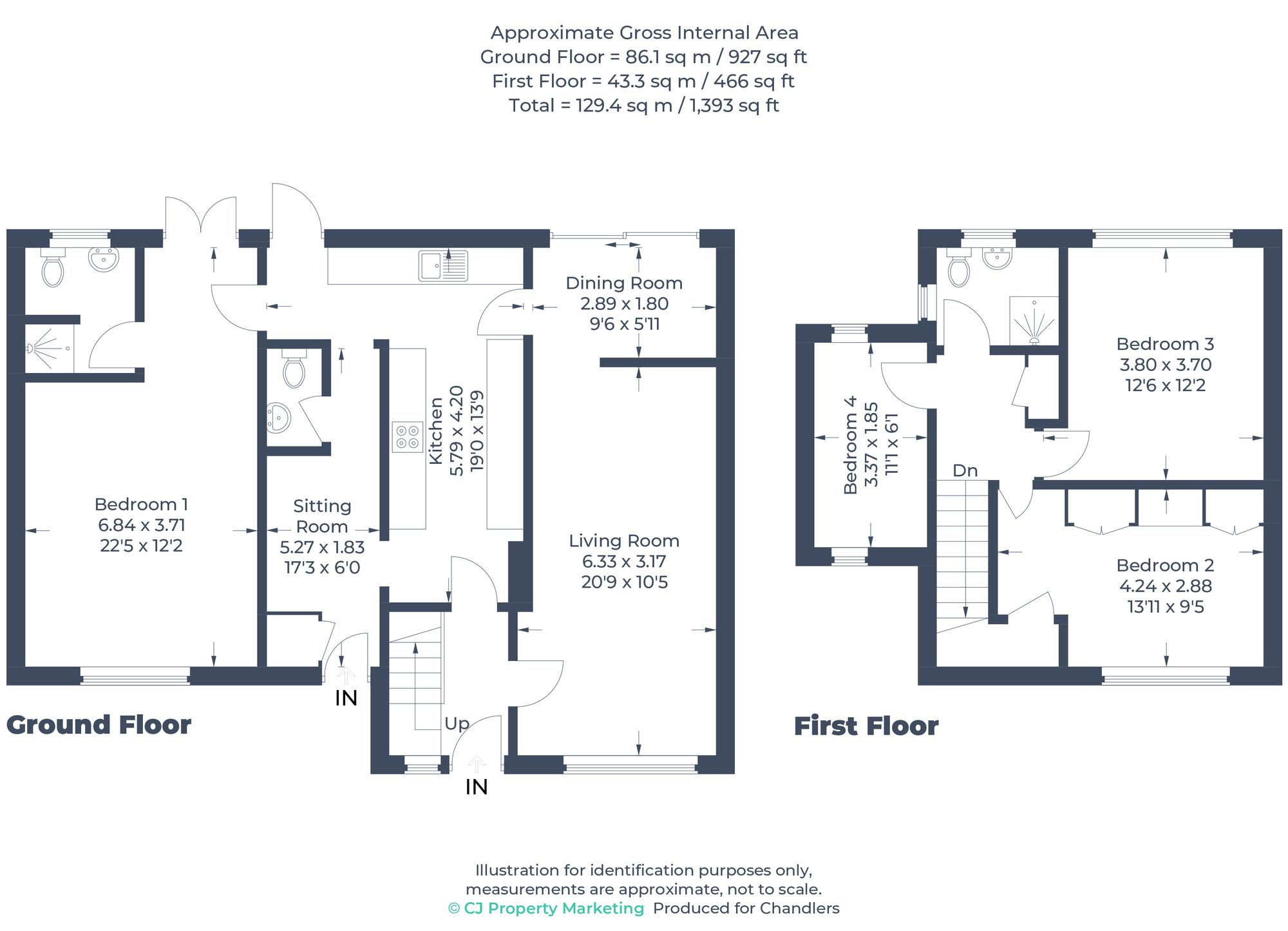 30 Angle Ways, Stevenage floorplan