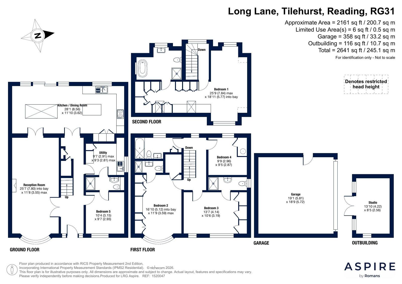 40, Long Lane, Reading floorplan