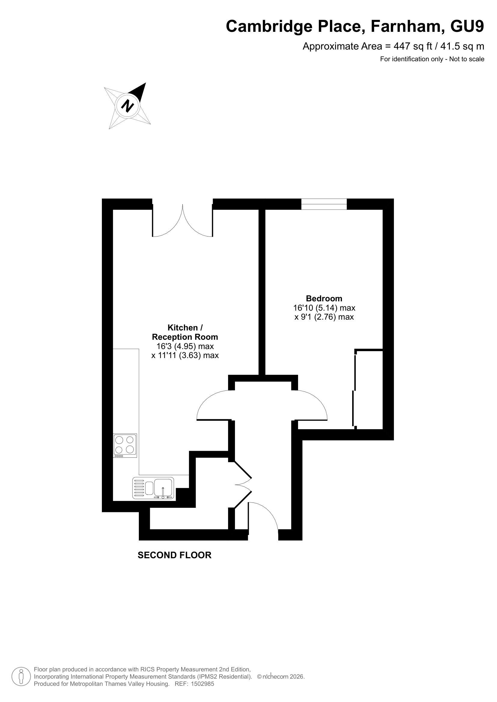 Ripley House Cambridge Place, Farnham floorplan