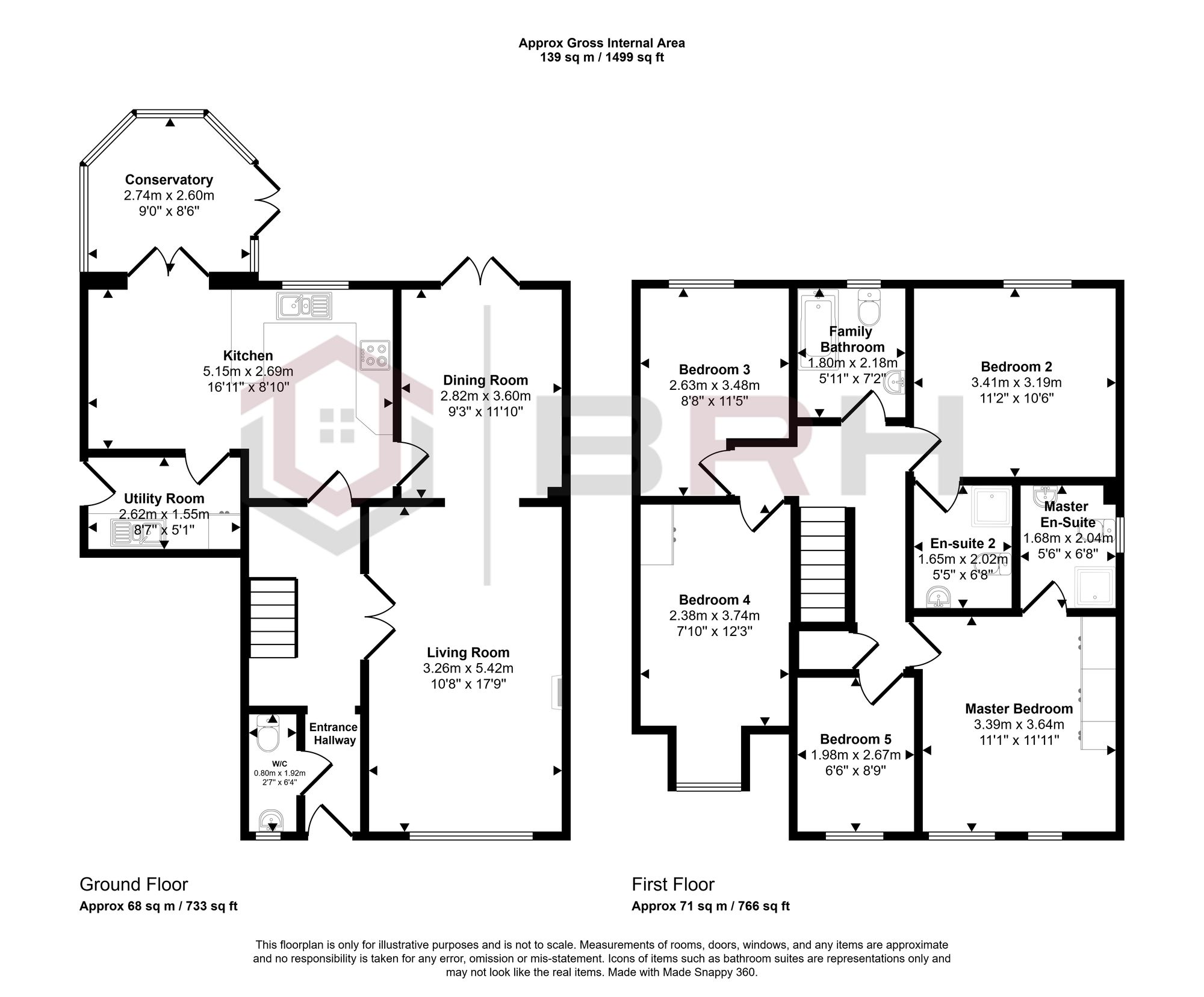 319 Pershore Way, Lincoln floorplan