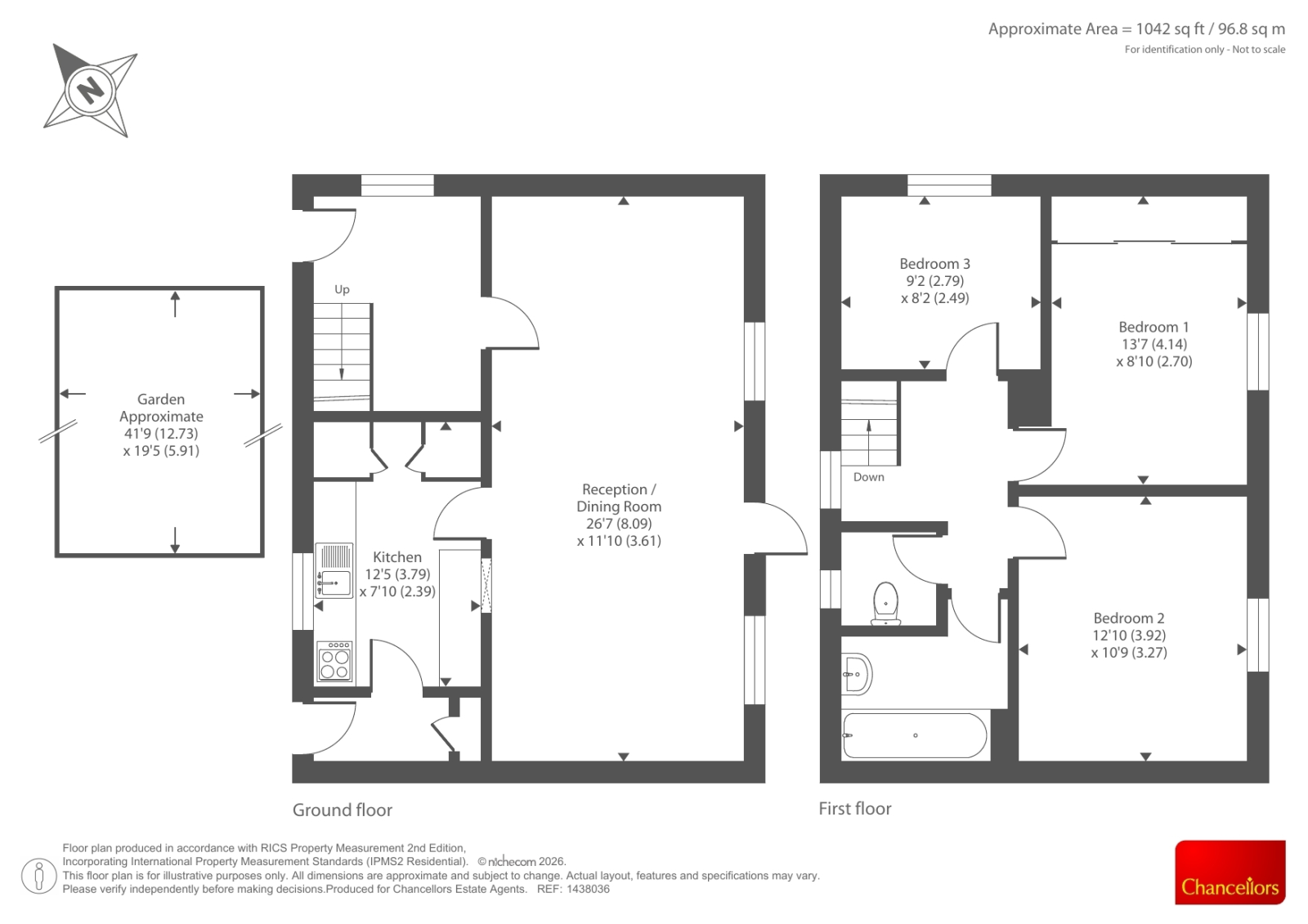 82, Masons Road, Oxford floorplan