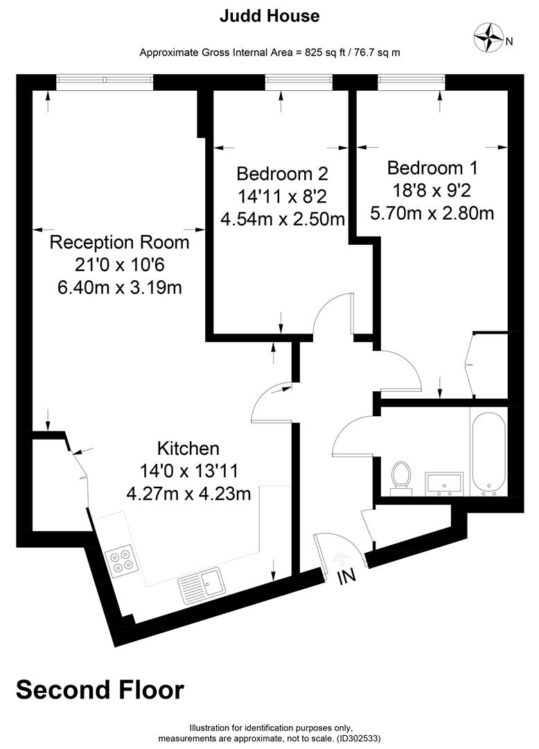 Judd Apartments, New River Village, Hornsey N8, 2 bedroom flat for sale