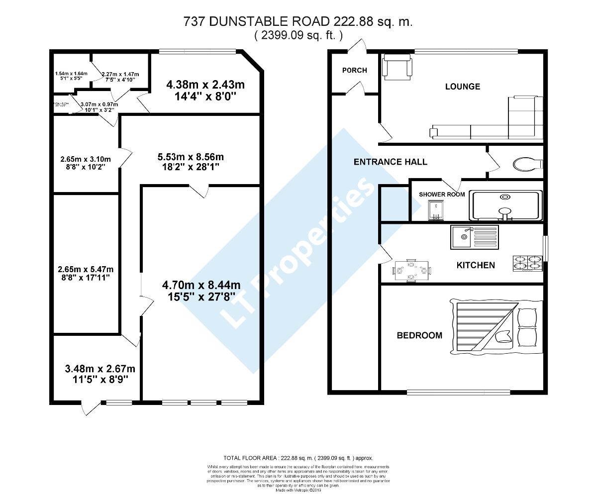 1 Bedrooms Bungalow for sale in Dunstable Road, Luton LU4