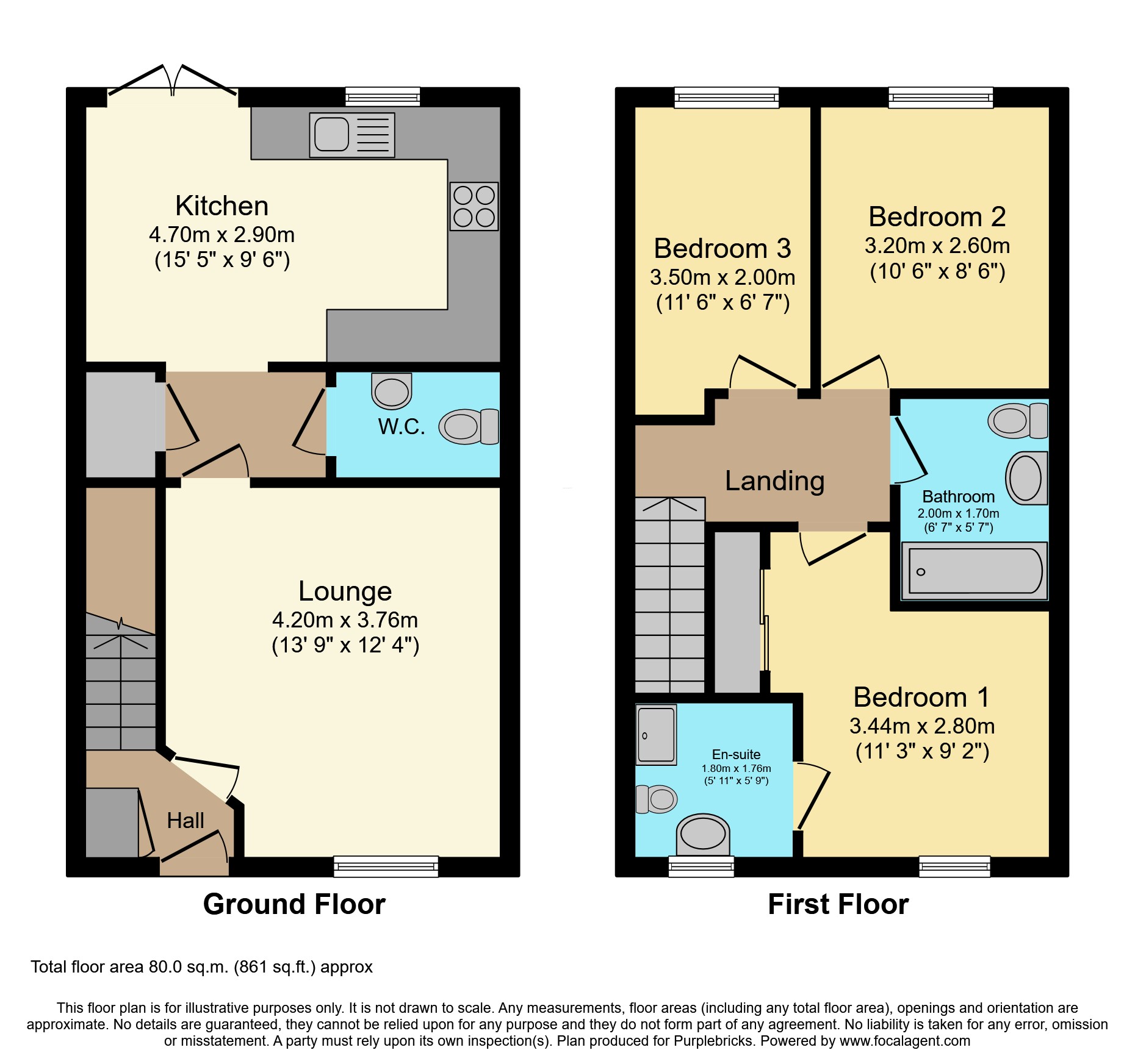 16, Weaver Avenue, Rossendale floorplan