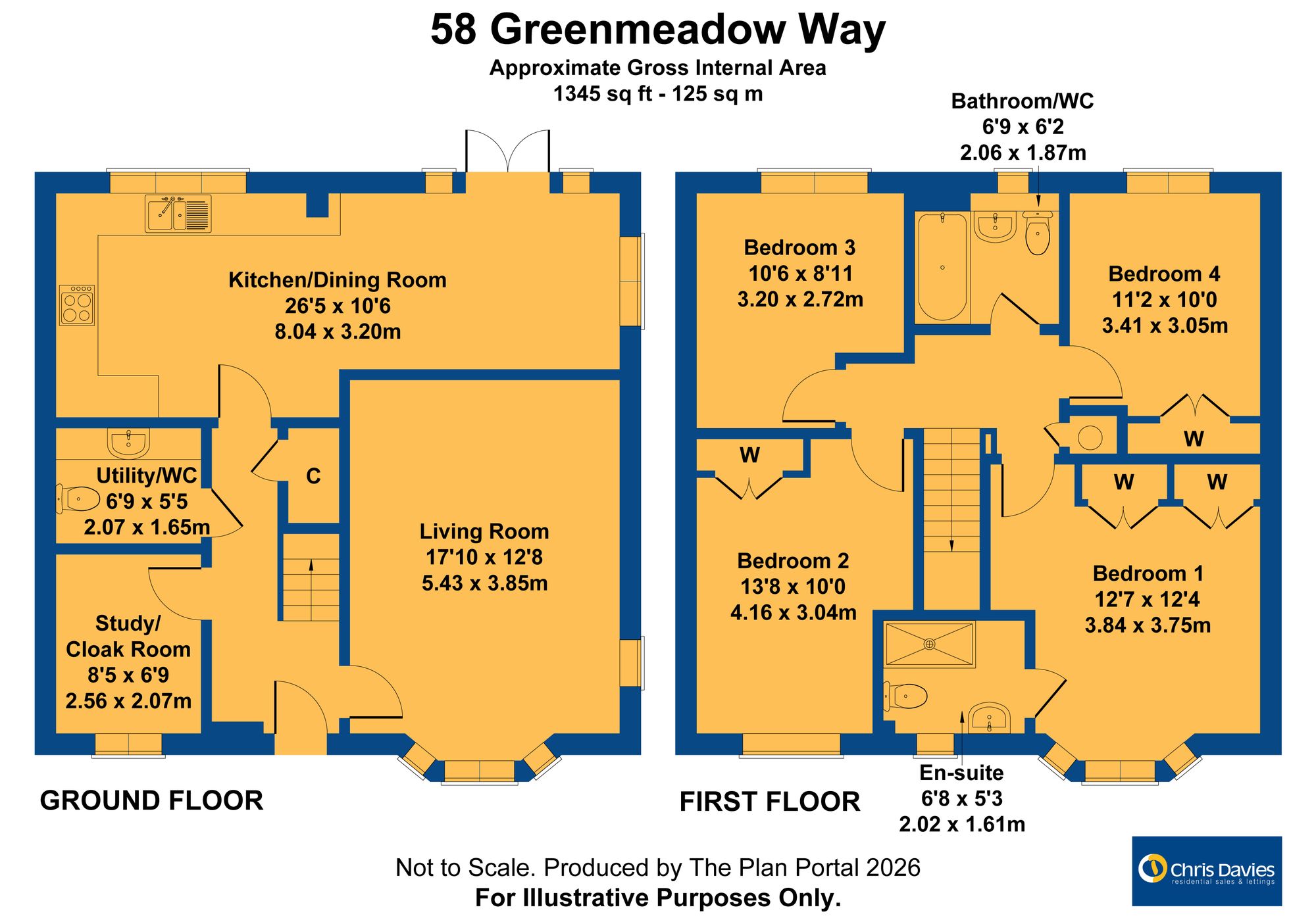 58 Greenmeadow Way, Barry floorplan