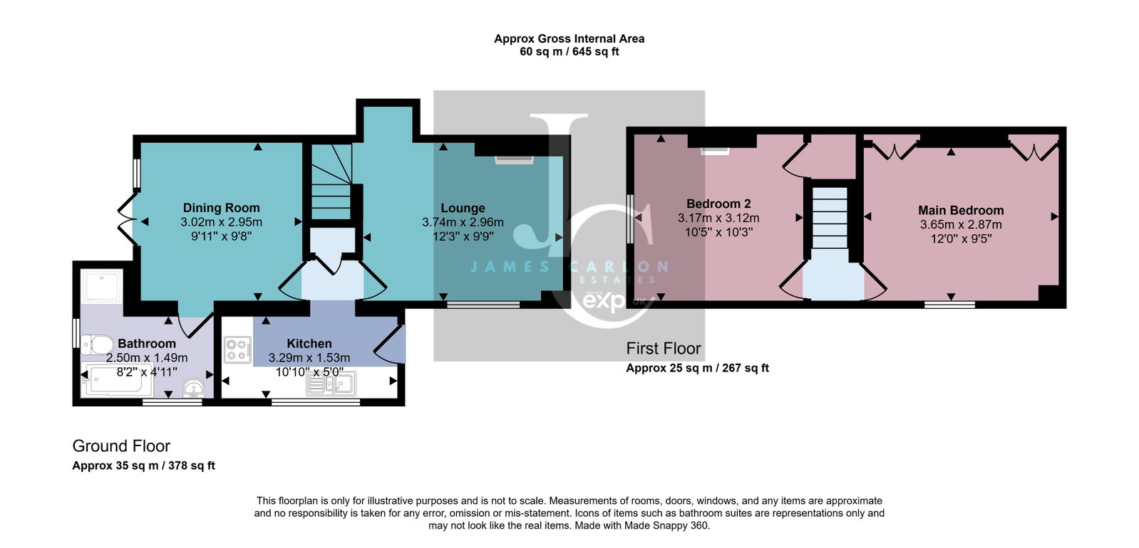 6, Station Road, Telford floorplan