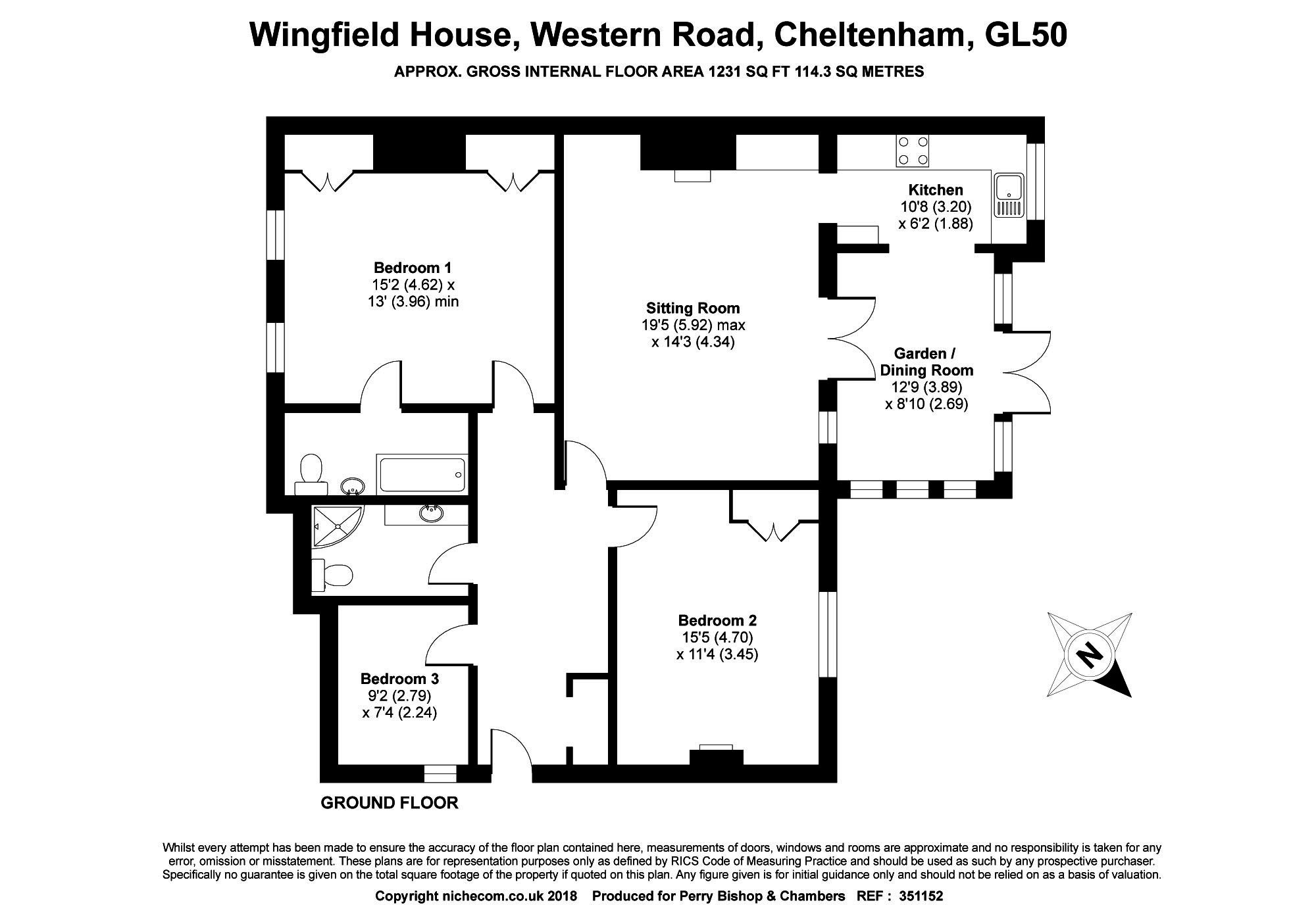 3 Bedrooms Flat for sale in Western Road, Cheltenham GL50