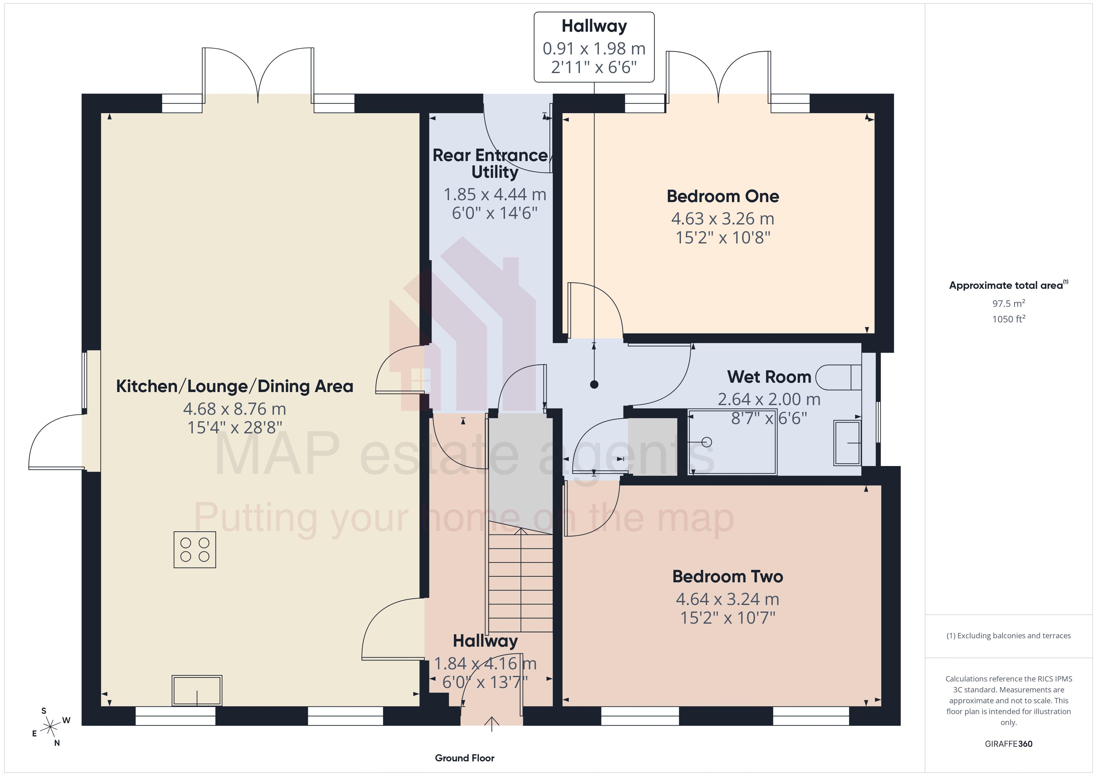 Trevow, Piece, Redruth floorplan