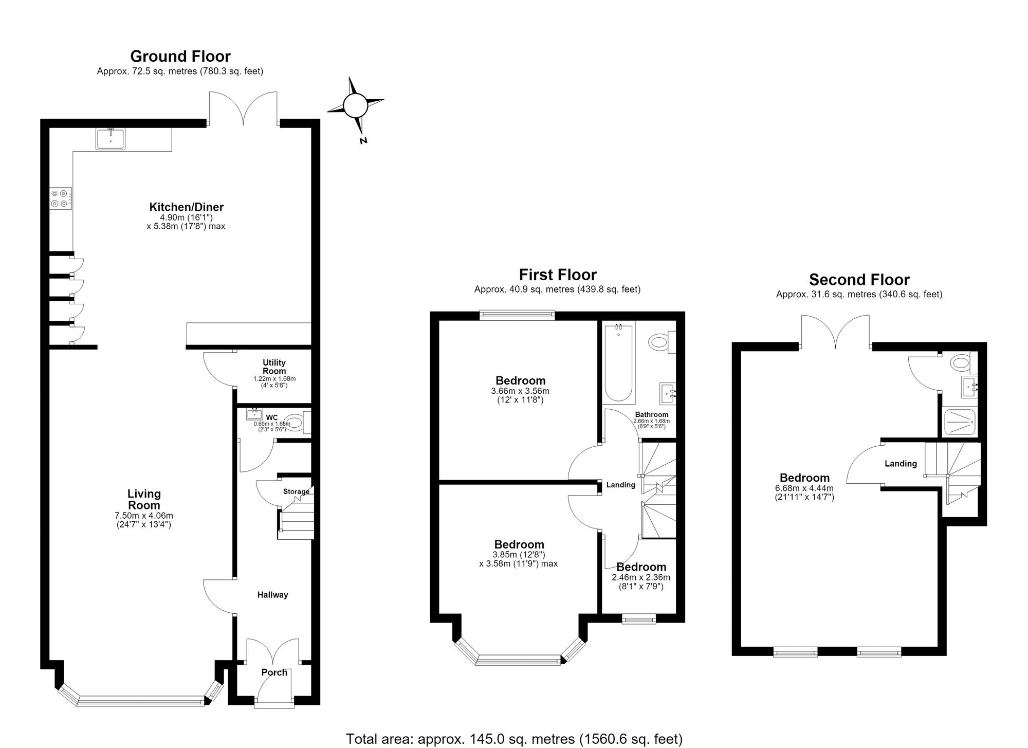 63 Middleton Gardens, Gants Hill floorplan