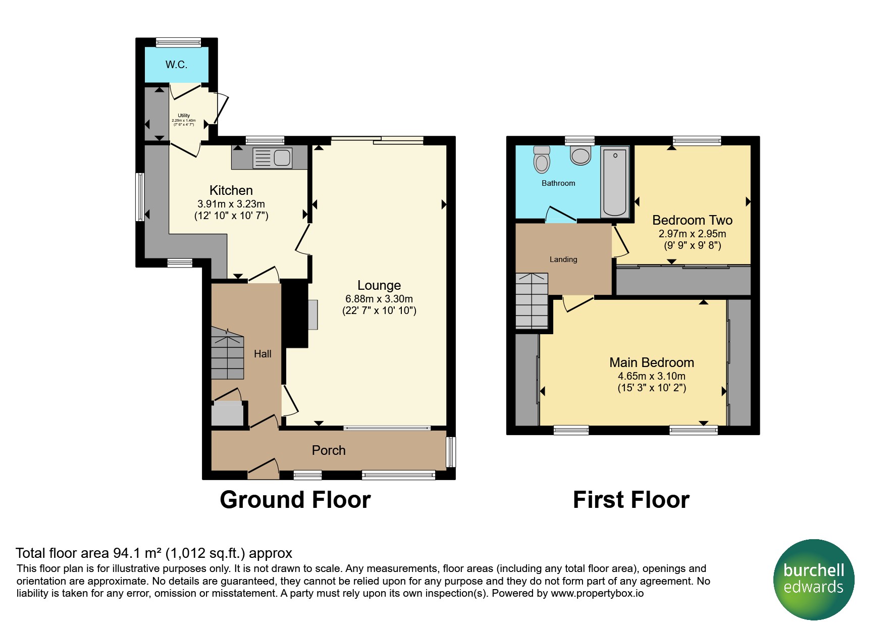 183, East Meadway, Birmingham floorplan