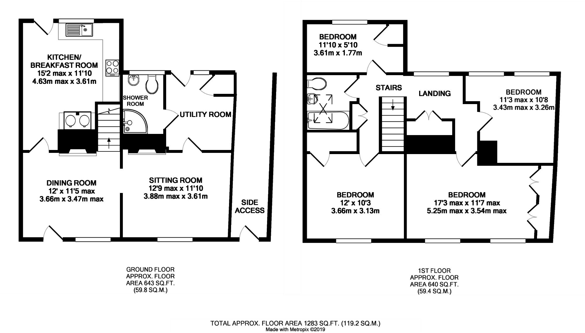 4 Bedrooms End terrace house to rent in Castle Hedingham, Halstead, Essex CO9