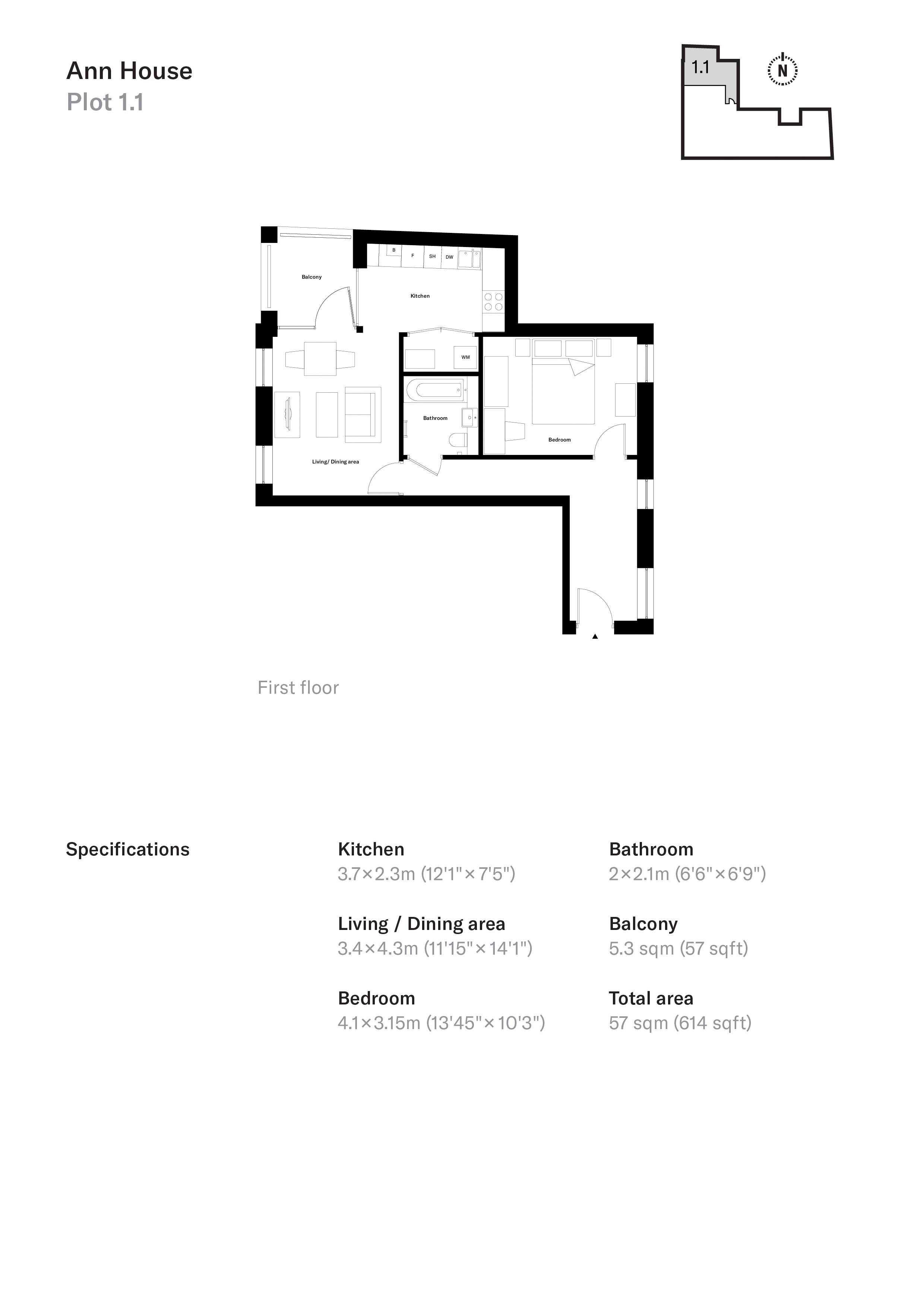 Drummond Road, Croydon CR0, 1 bedroom flat for sale 60112071