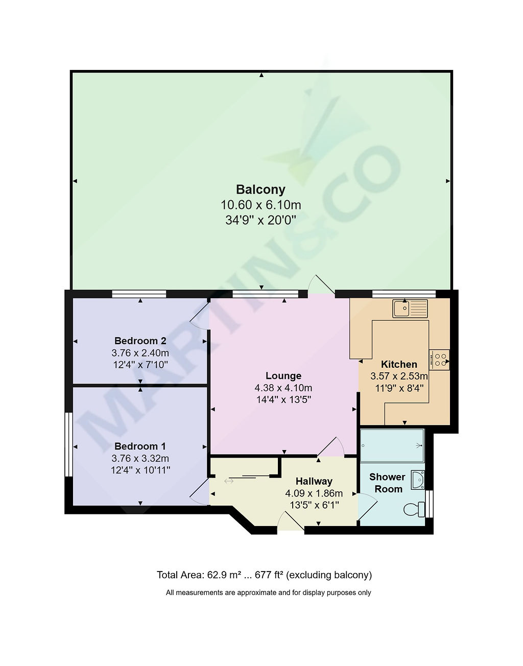 1 The Chantry, 18, Maderia Road, Bournemouth floorplan