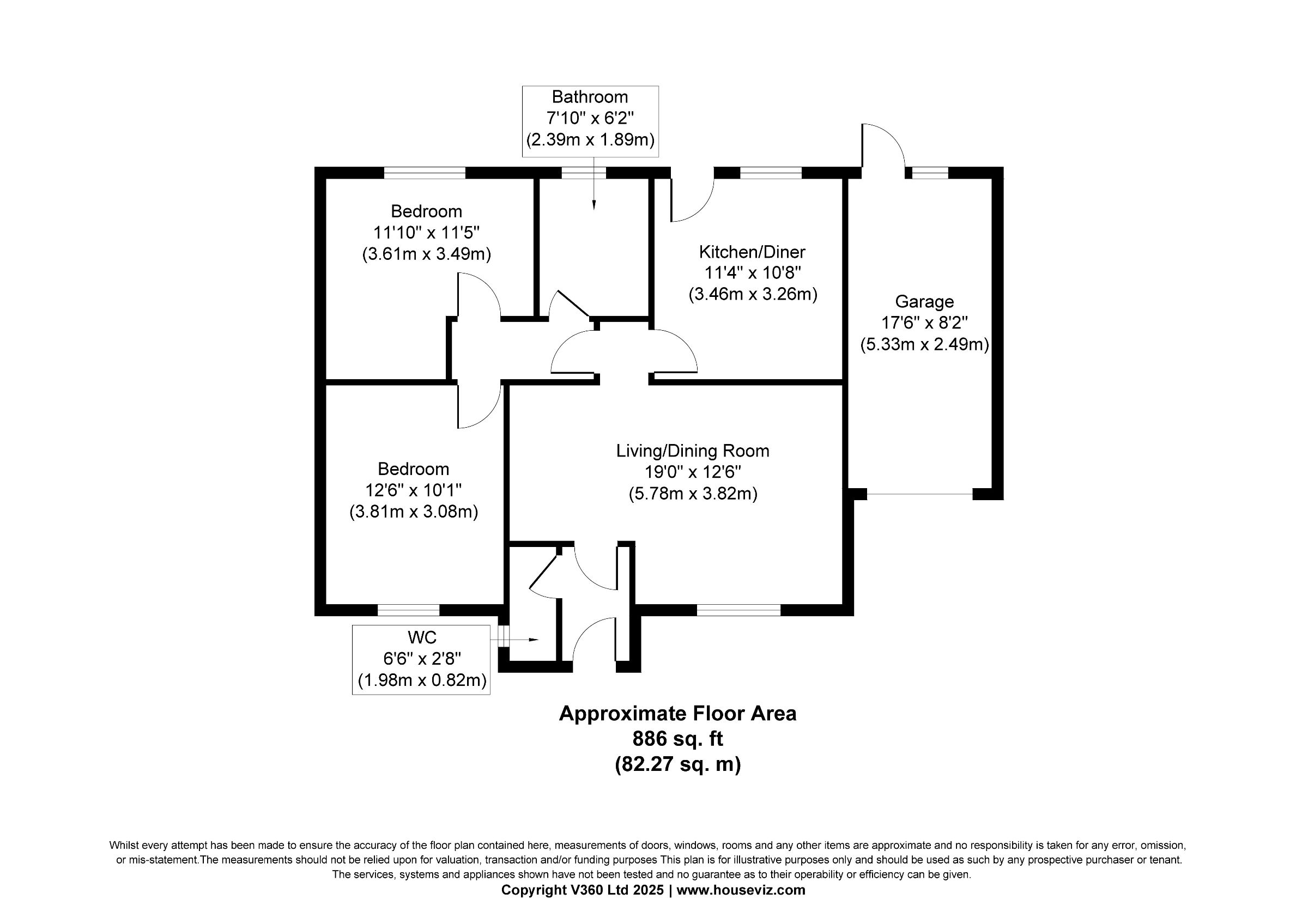 6 Metcalfe Close, Southwell floorplan