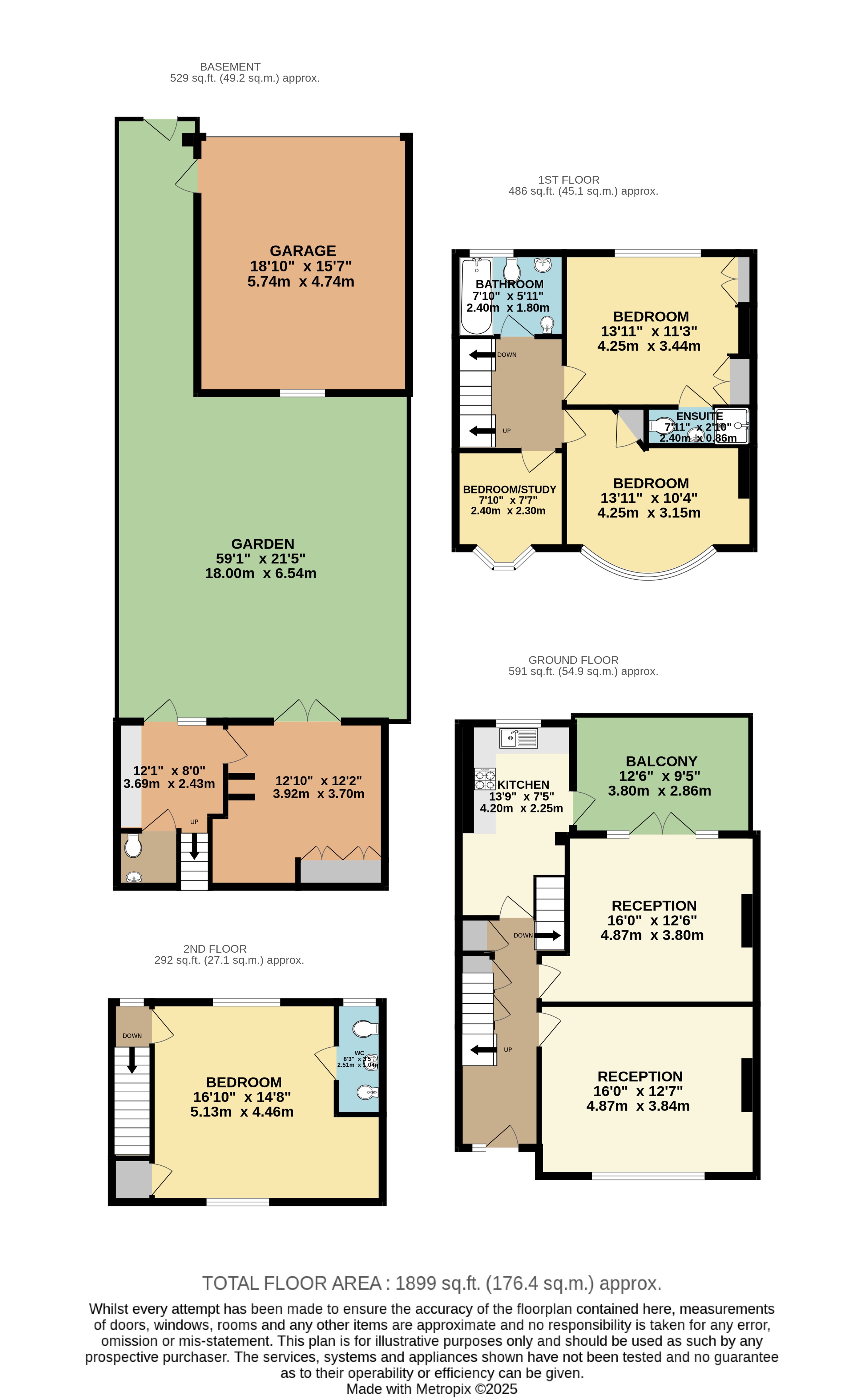 56, Eton Avenue, Barnet floorplan