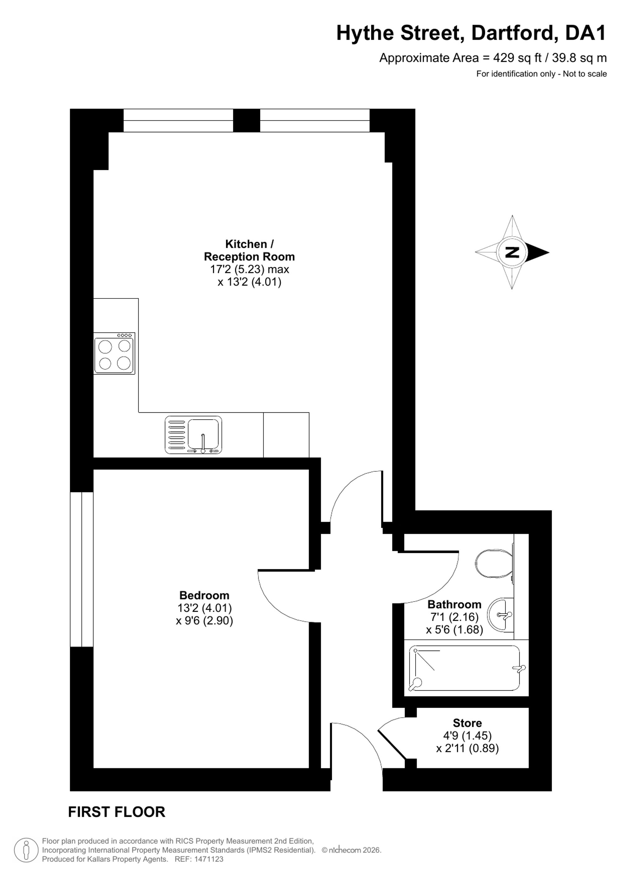 Flat 30 Telegraph House 11-27 Hythe Street, Kent, Kent floorplan