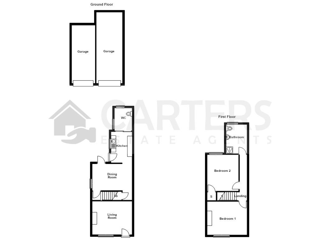161, High Street, Alsagers Bank floorplan