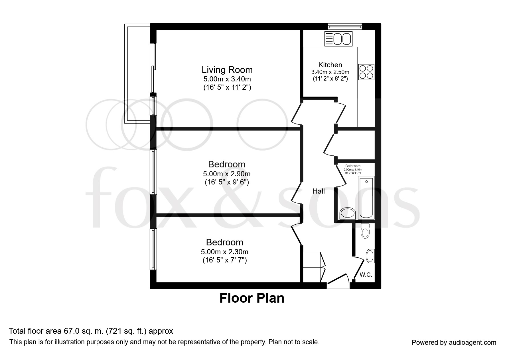 2 Bedrooms Flat for sale in Eaton Hall, Eaton Gardens, Hove BN3