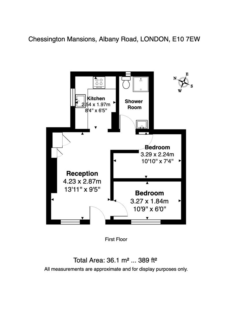 Flat 14, 14, Albany Road, London floorplan