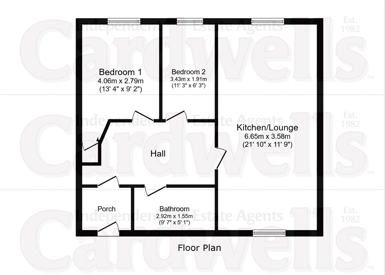 34, New Bridge Gardens, Bury floorplan