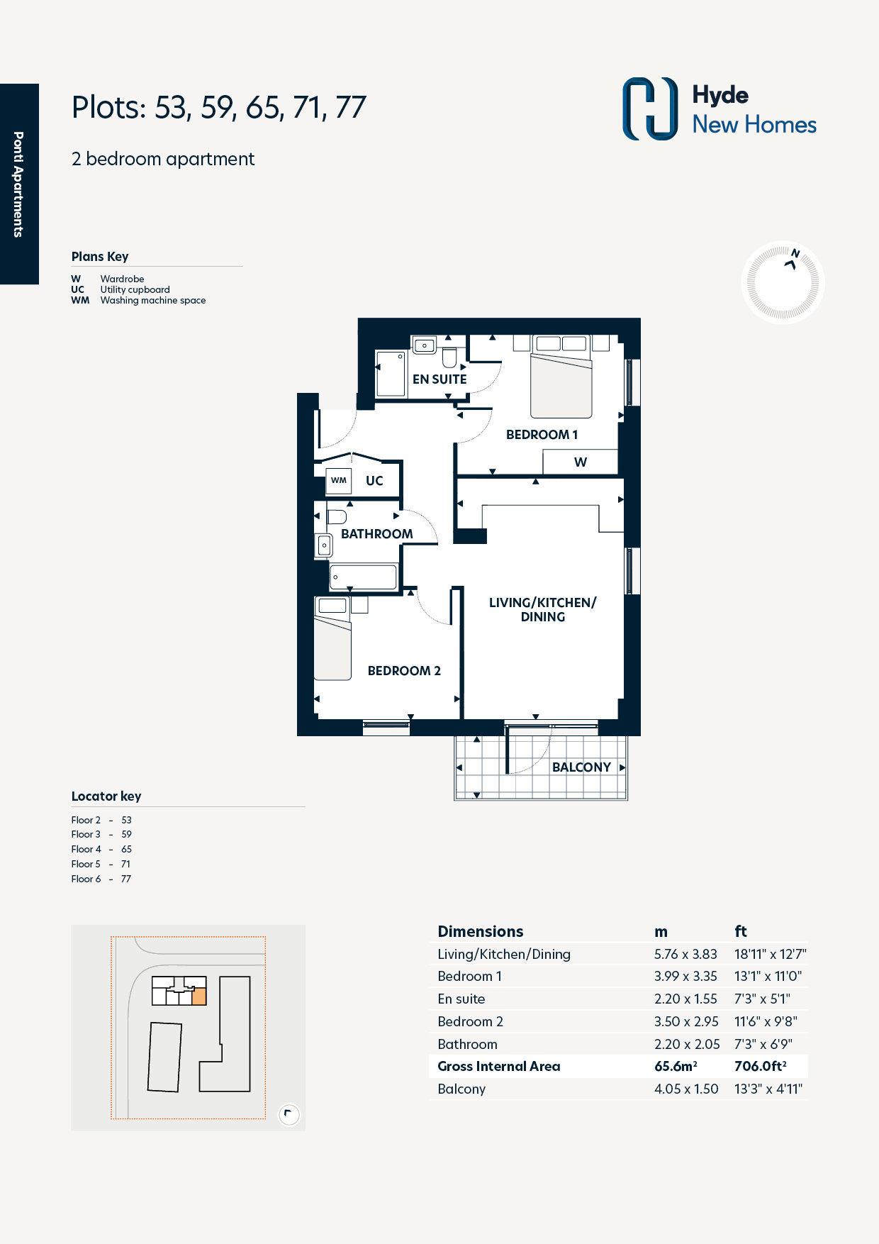 Harrow View, Harrow floorplan