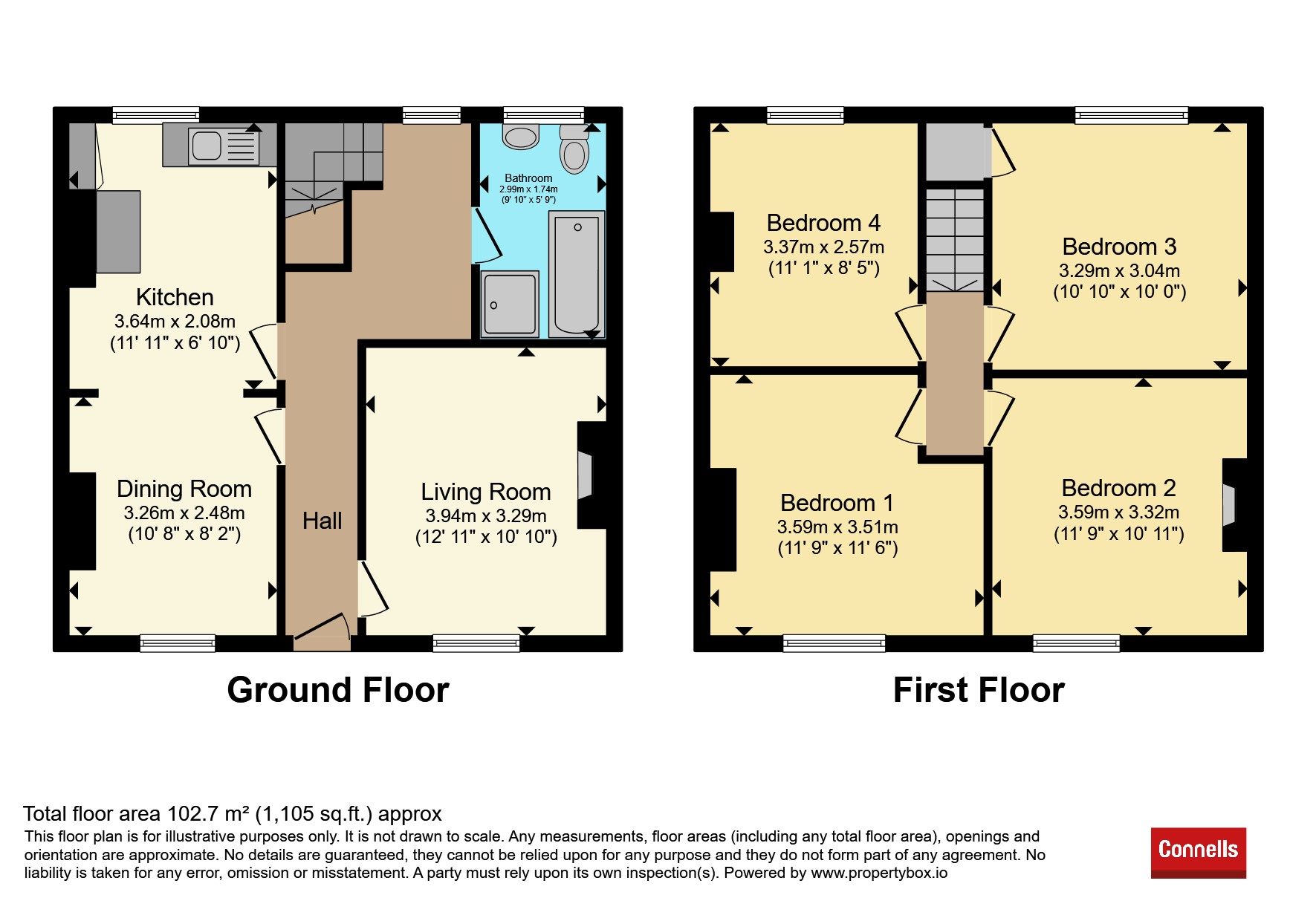 8, Dreadnought Cottages, Bridport floorplan