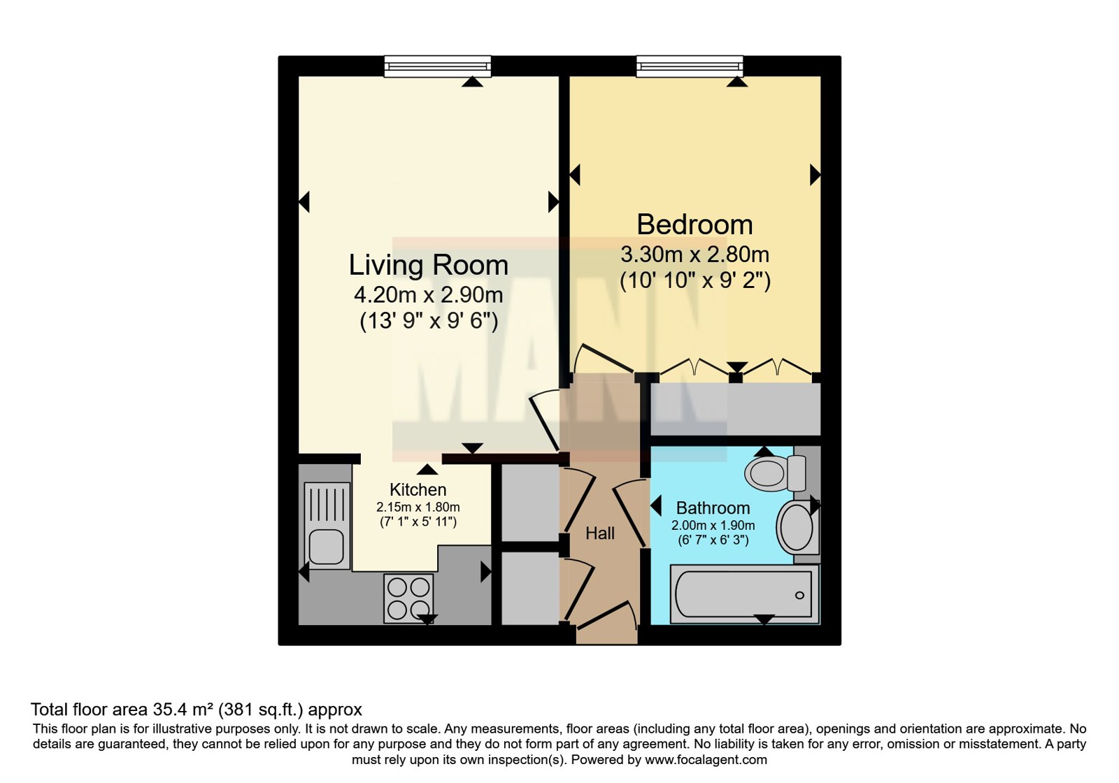 35, Rochester Gate, Rochester floorplan