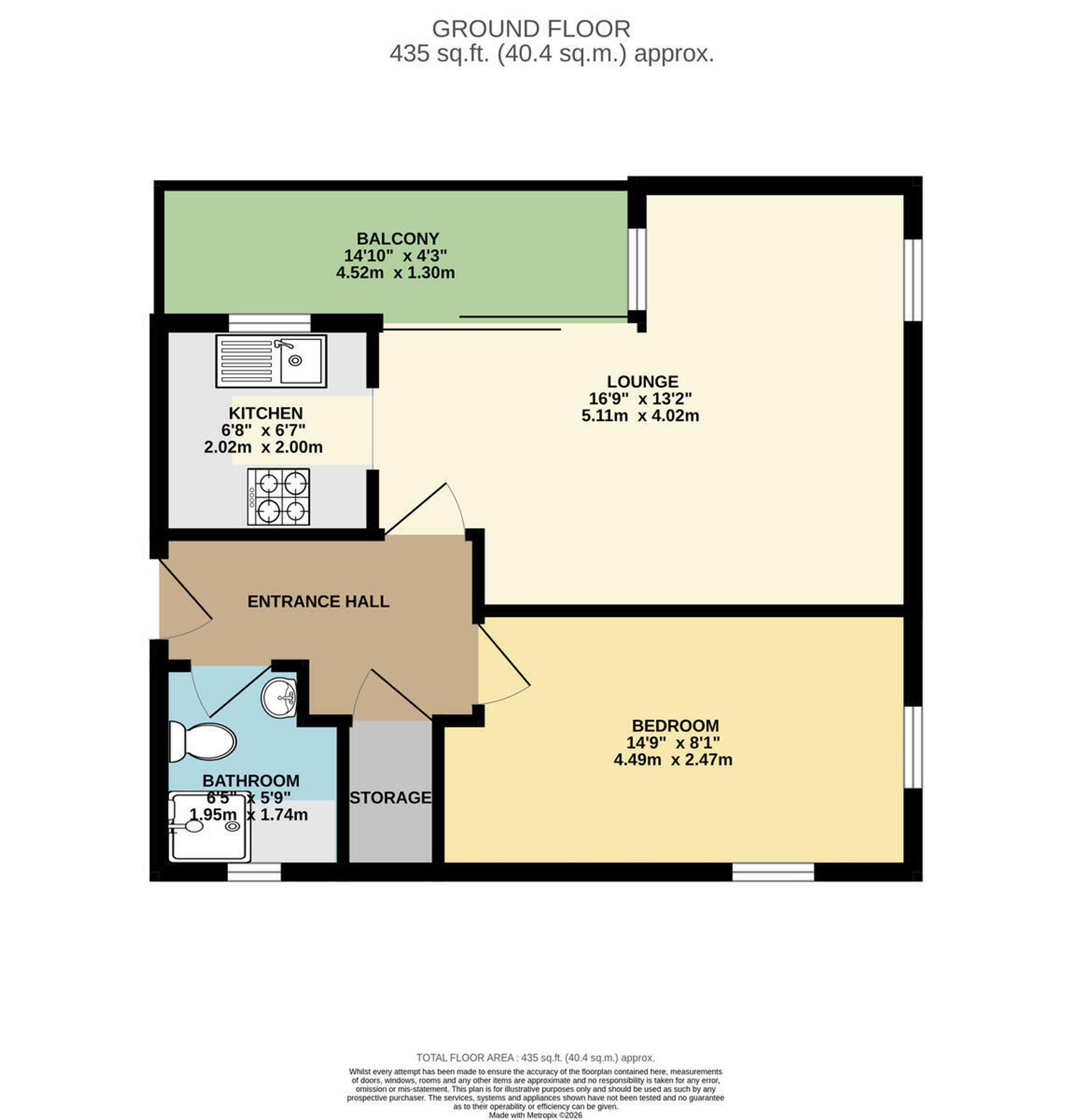 40 Fairfax Avenue, Basildon floorplan