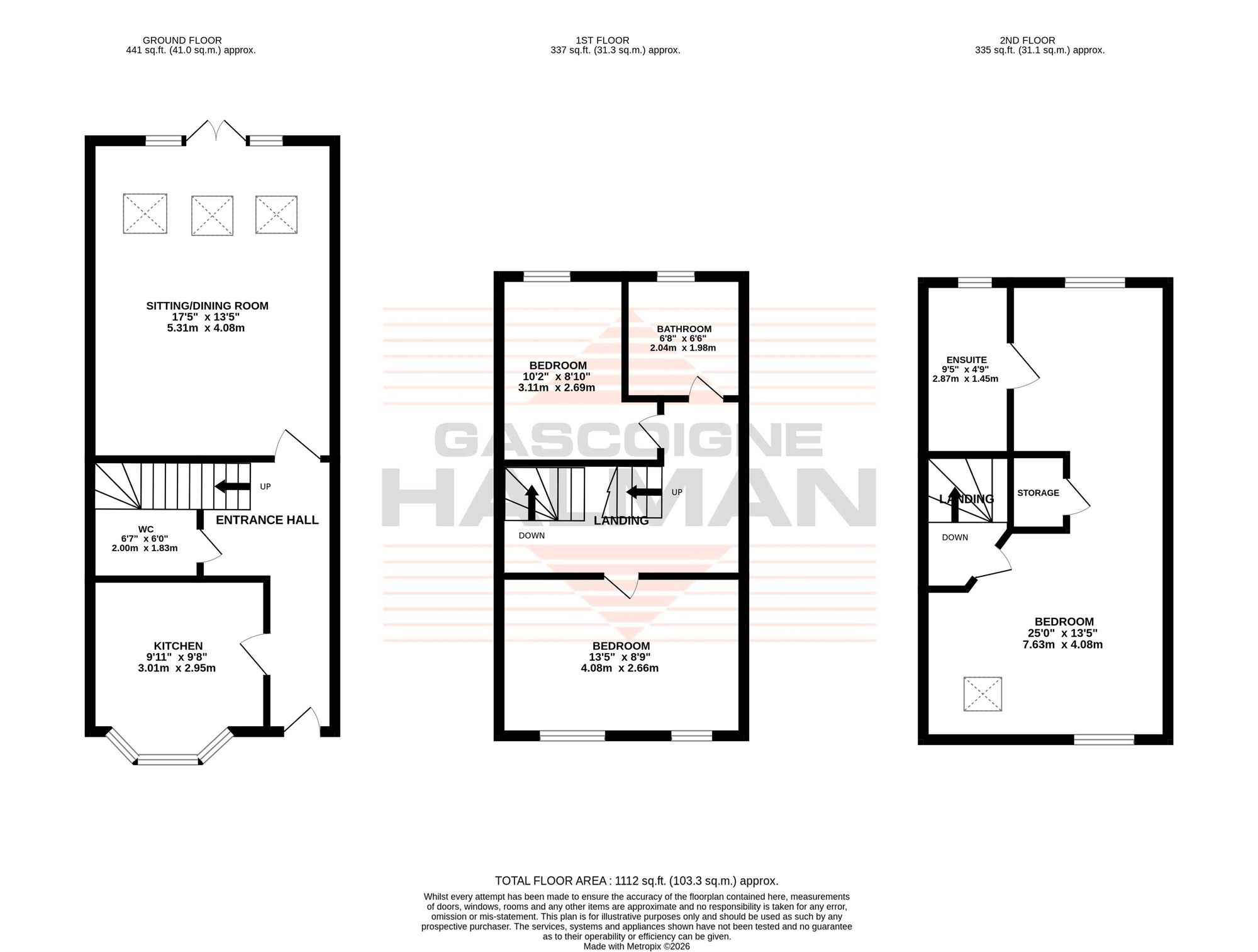 35 Riding Close, Sale floorplan