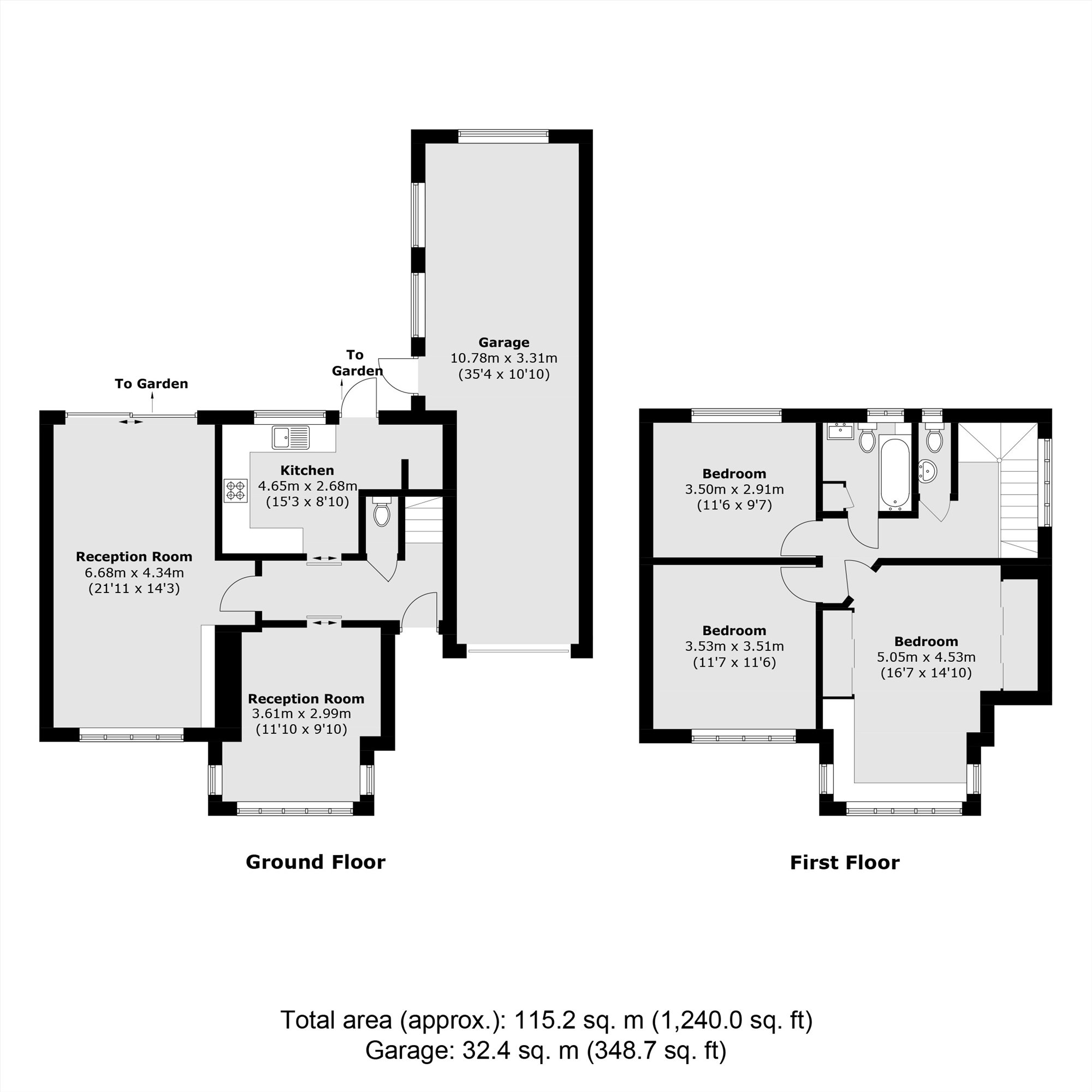 23, Willifield Way, London floorplan
