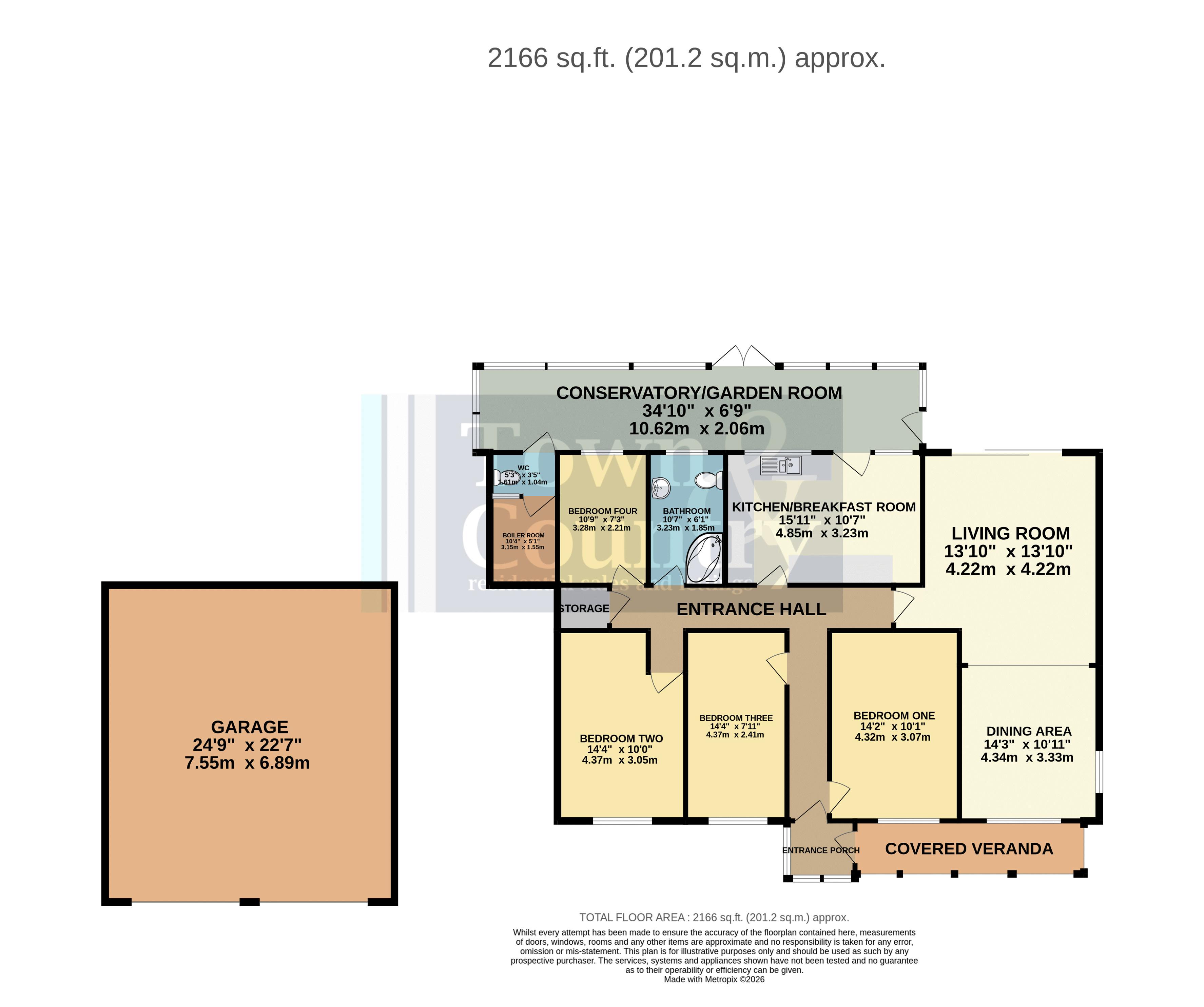 Arundebe, Station Road, Colchester floorplan