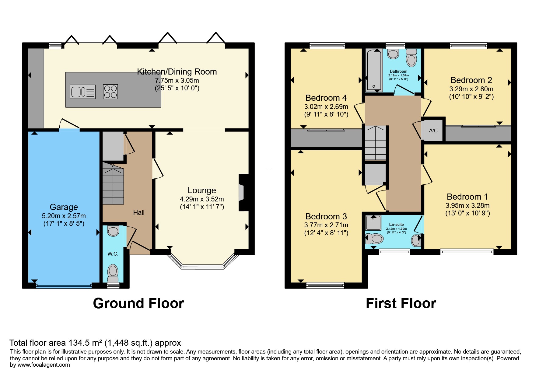 4, Troutbeck Close, Peterborough floorplan