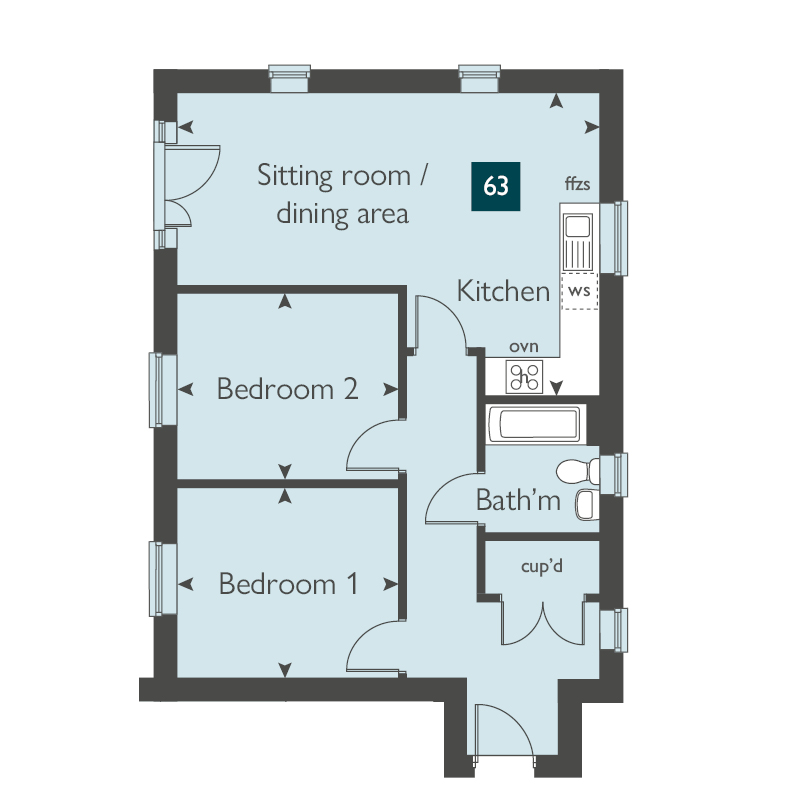 63, Old Ham Lane, Maidstone floorplan